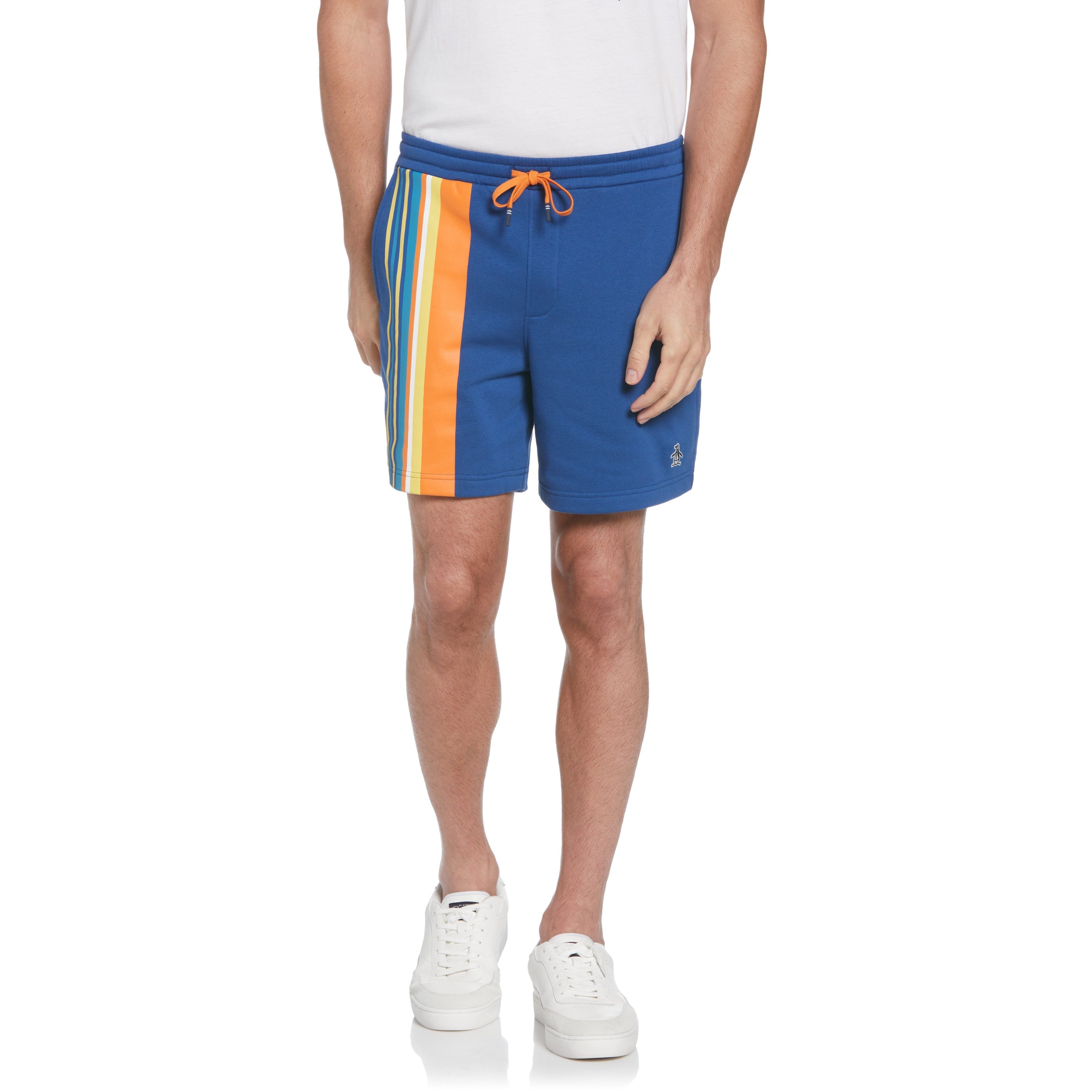 Front Stripe Fleece Short sold by Original Penguin
