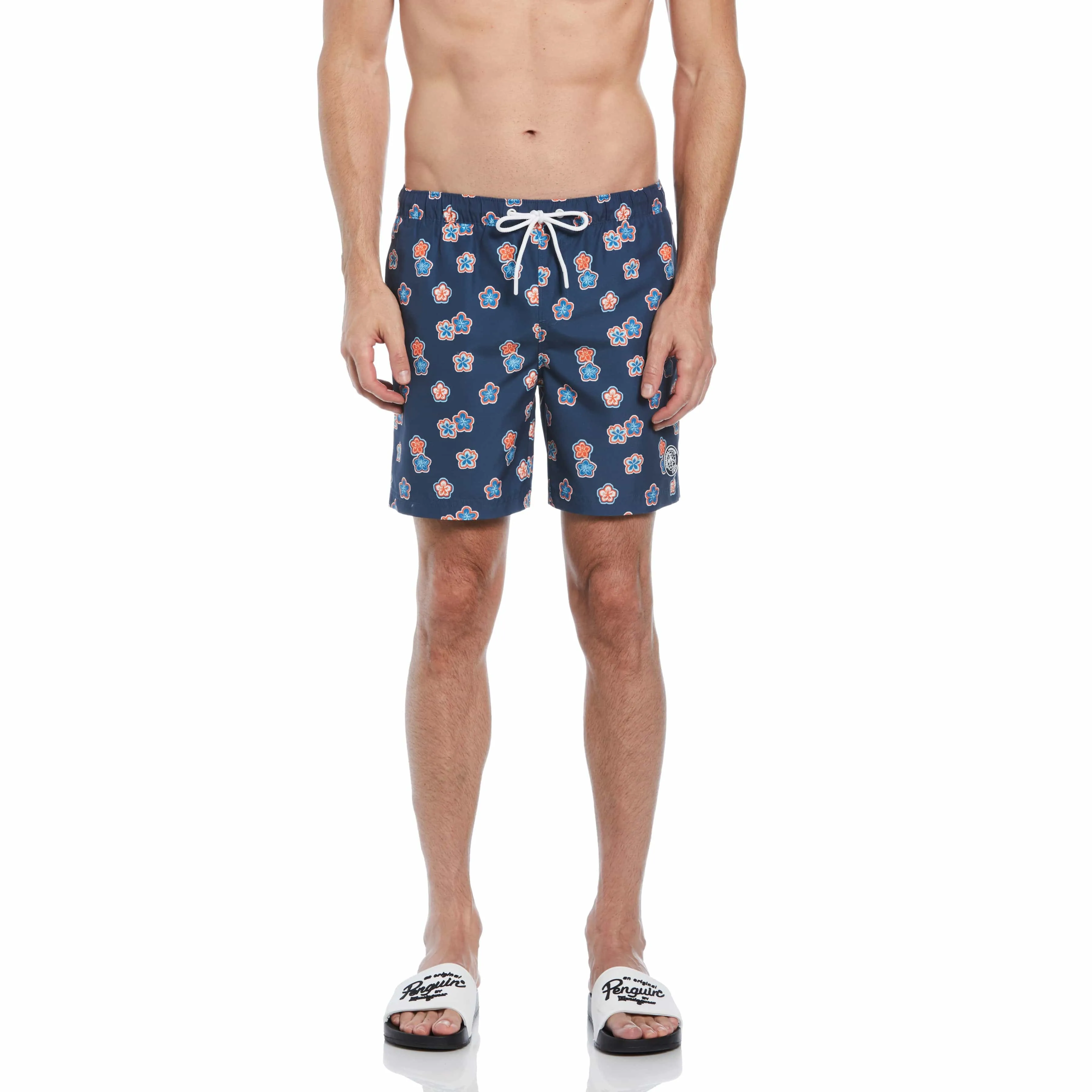 6" All-Over Hibiscus Print Swim Short sold by Original Penguin