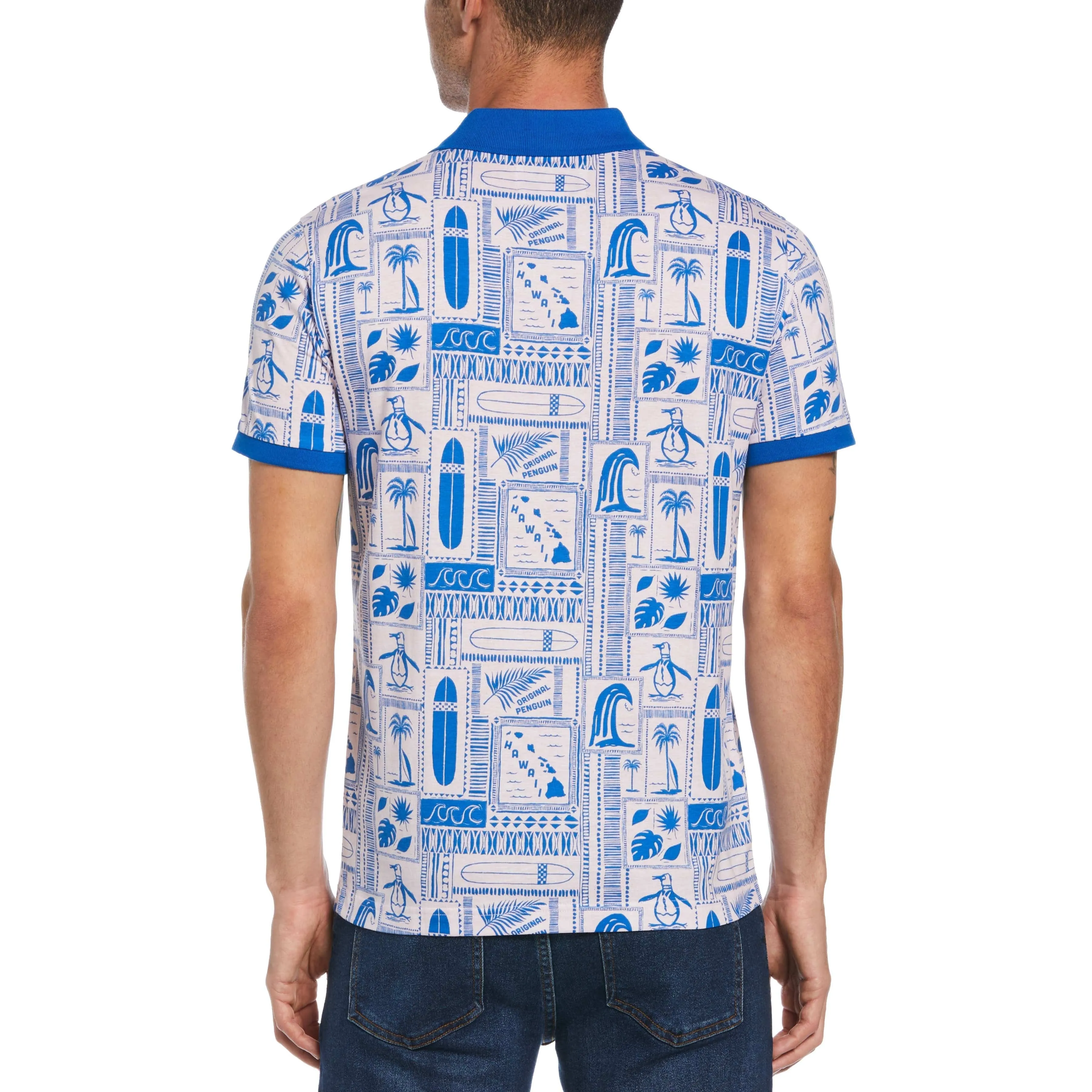 All Over Surf Print Polo sold by Original Penguin product image thumbnail 2