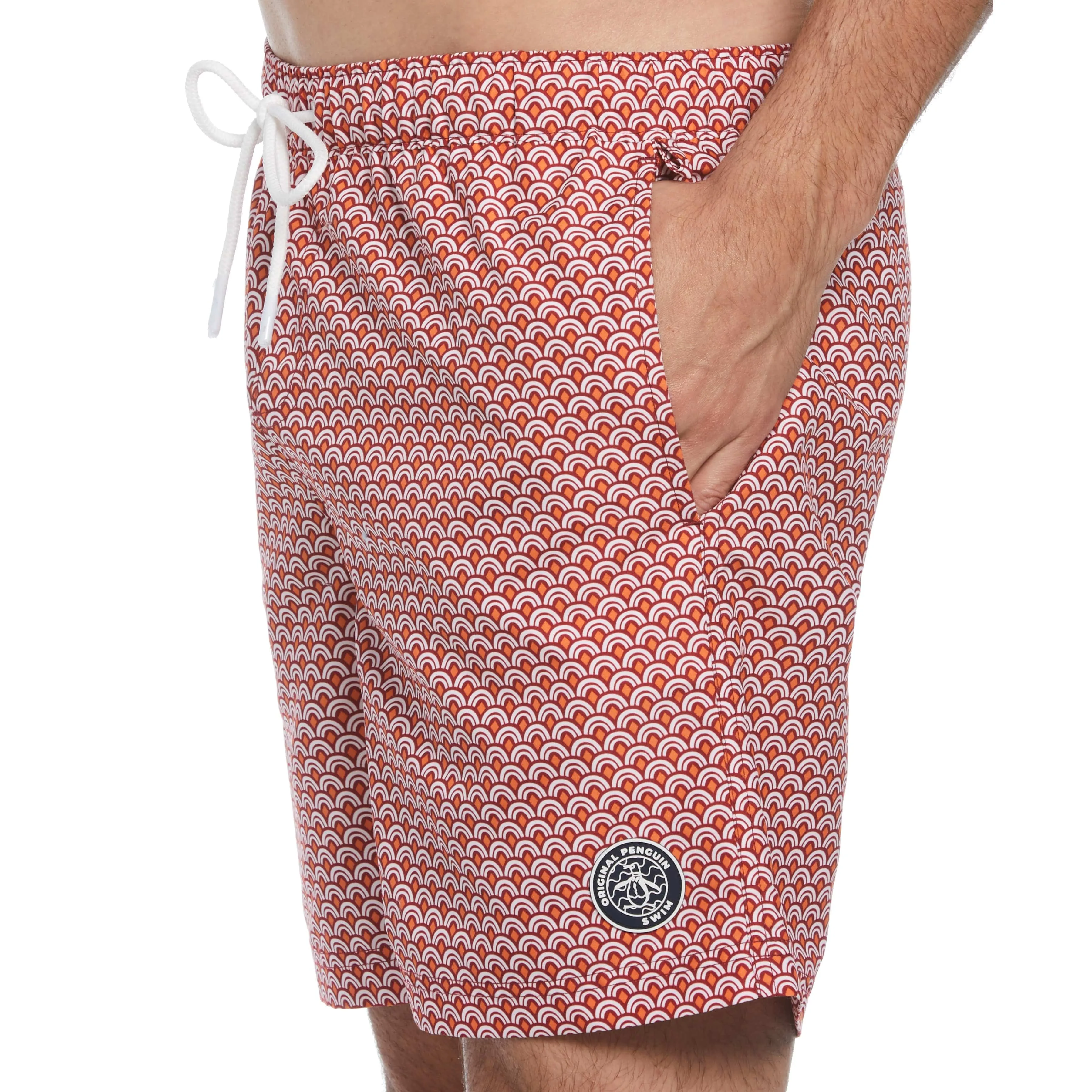 Geo Wave Print Swim Shorts sold by Original Penguin product image thumbnail 3