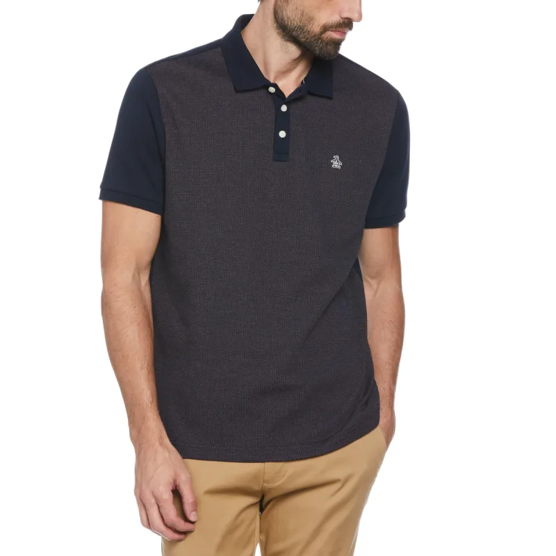 Jacquard Front Polo sold by Original Penguin
