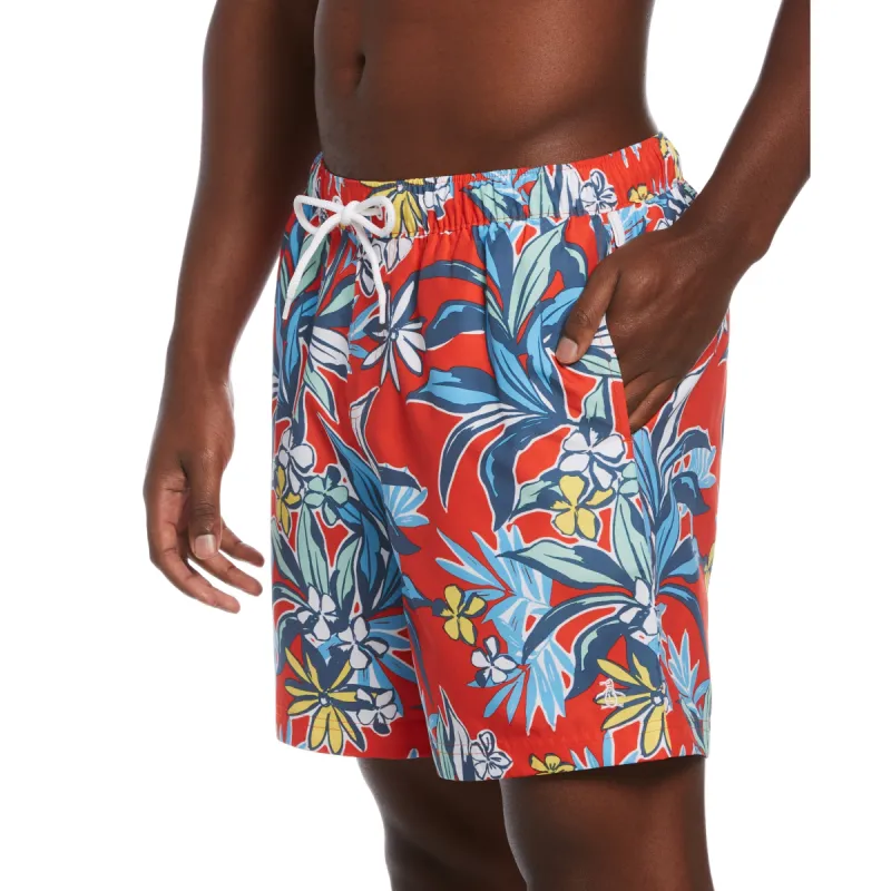 Floral Print Swim Short sold by Original Penguin
