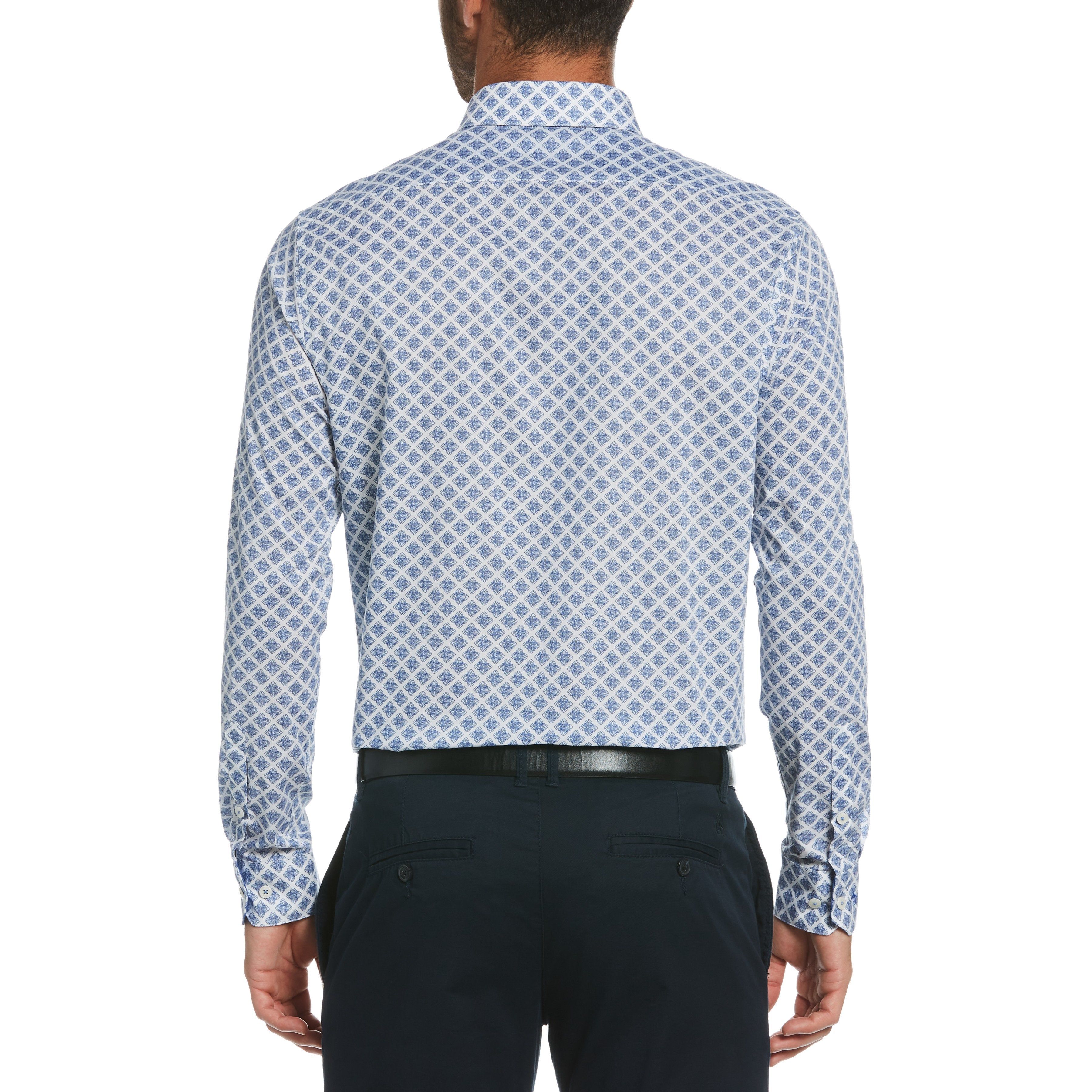 Floral Geo Print Dress Shirt sold by Original Penguin product image thumbnail 2