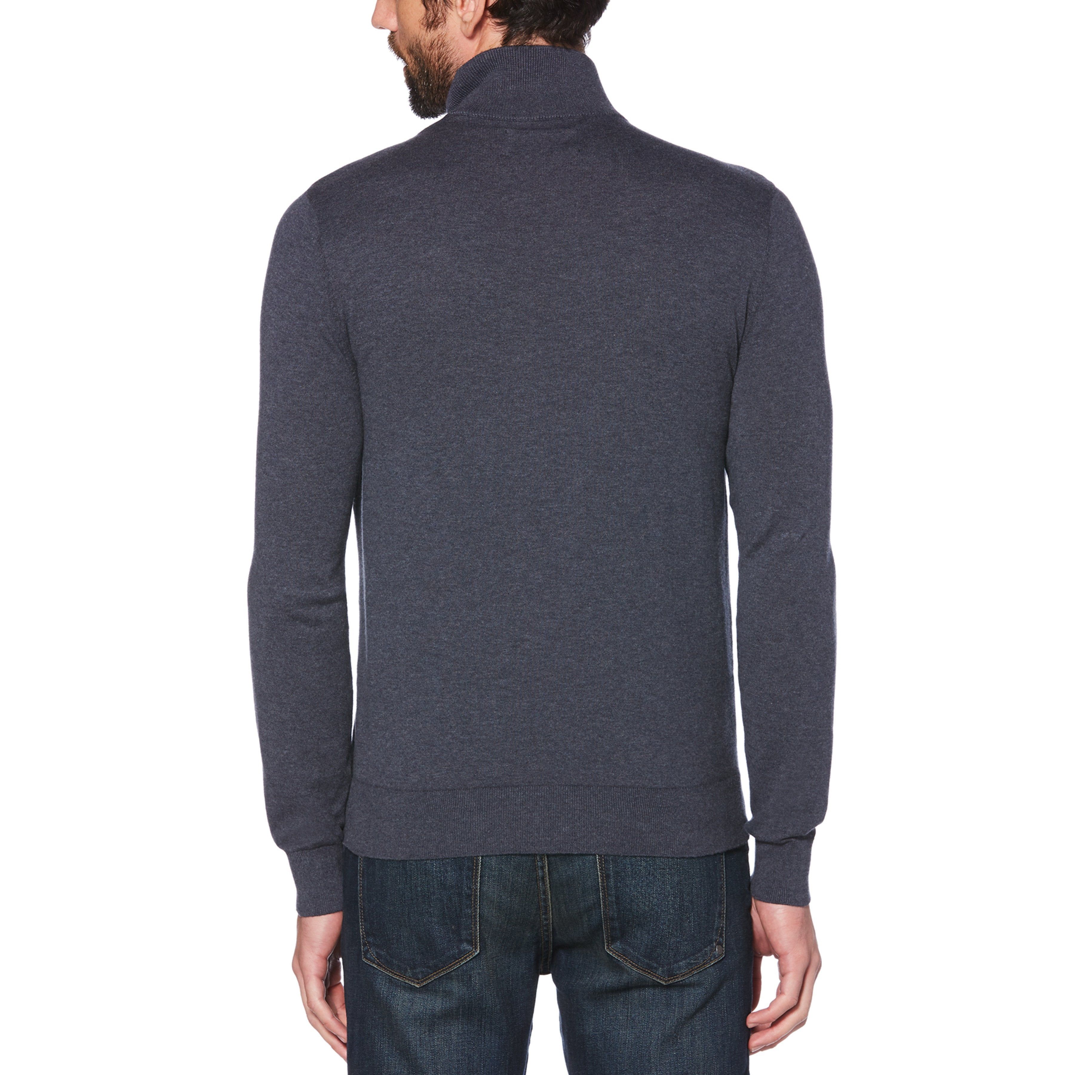 Supima Cotton Quarter Zip Sweater sold by Original Penguin product image thumbnail 2