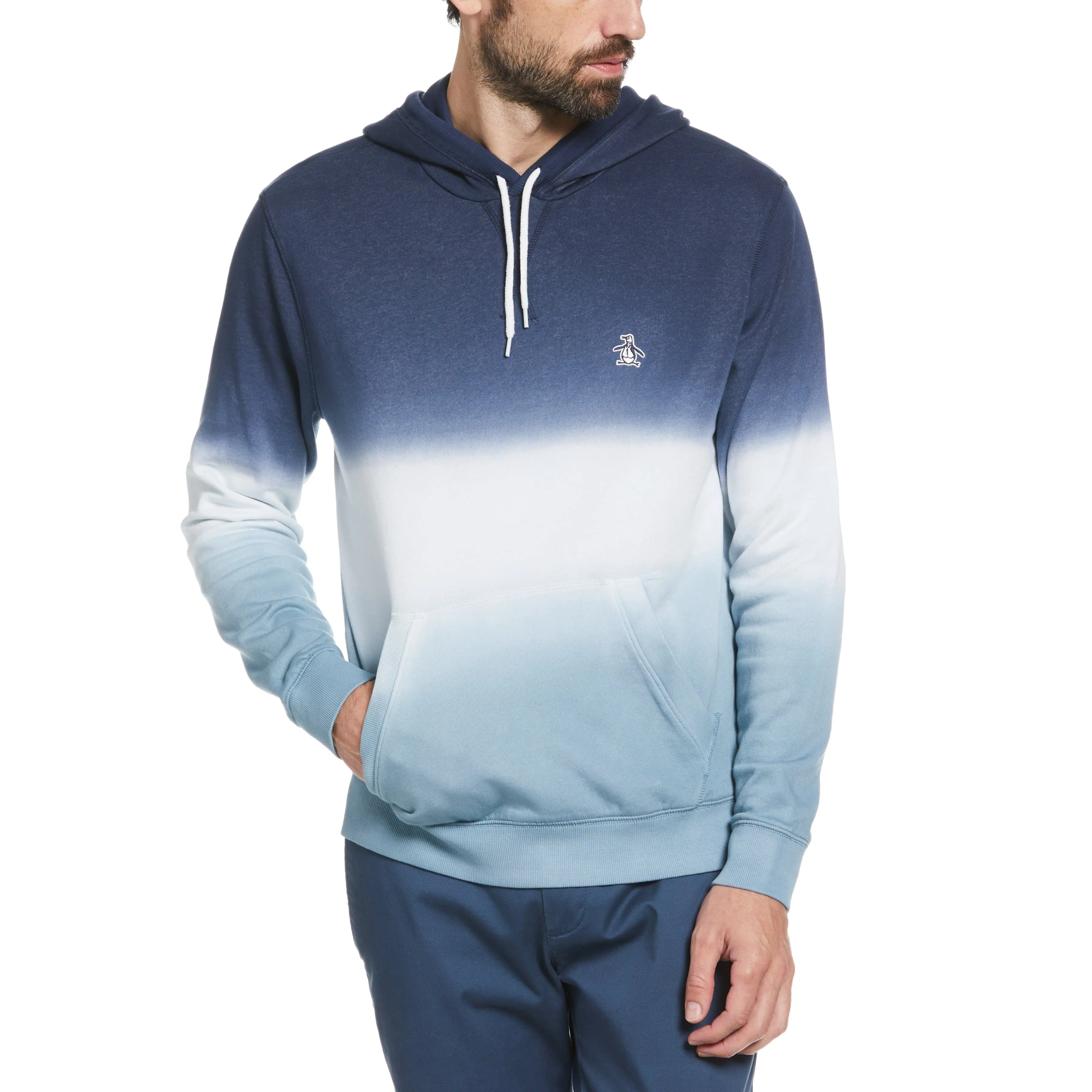 Dip Dyed Fleece Pullover Hoodie sold by Original Penguin