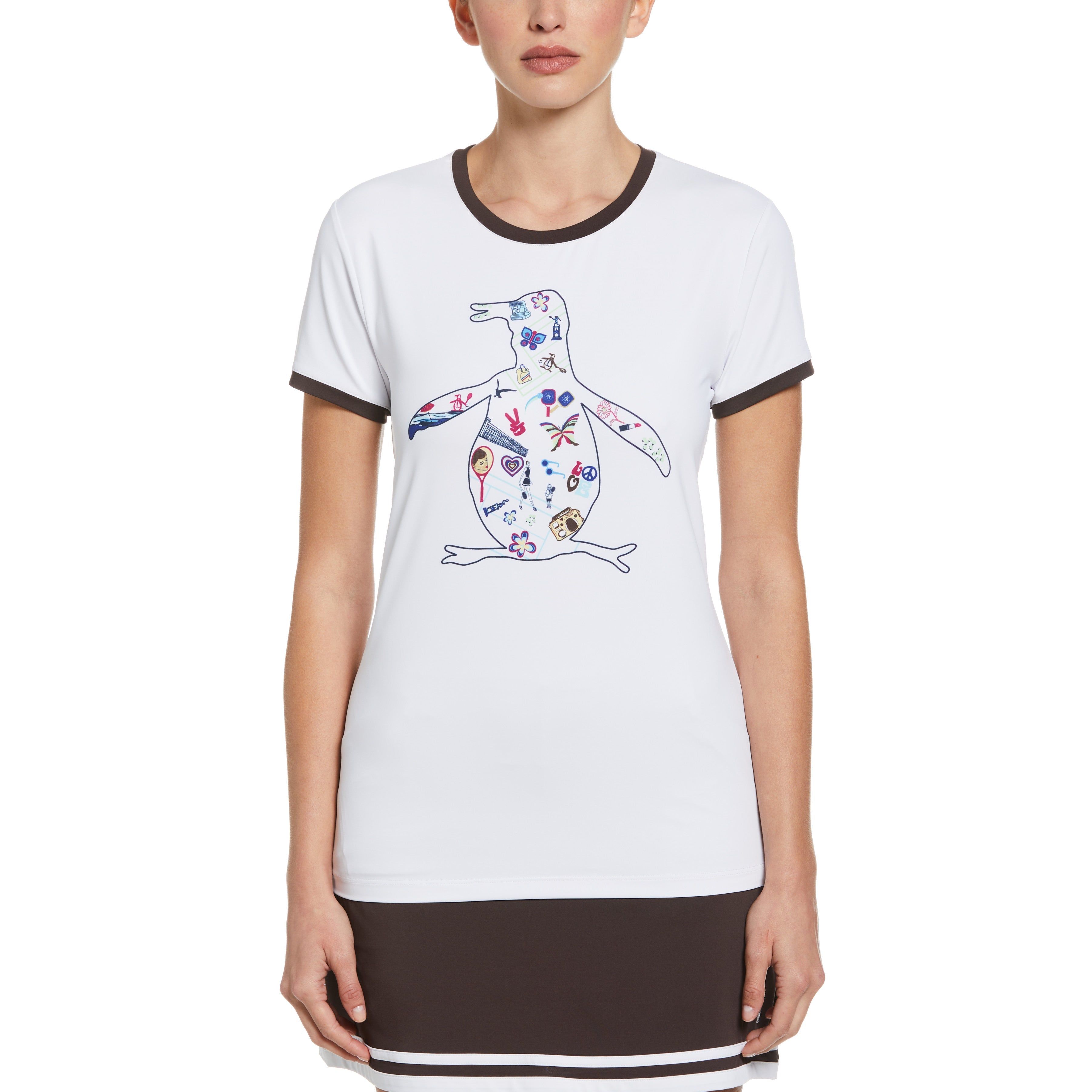Women's Icon Pete Performance Tennis Tee sold by Original Penguin