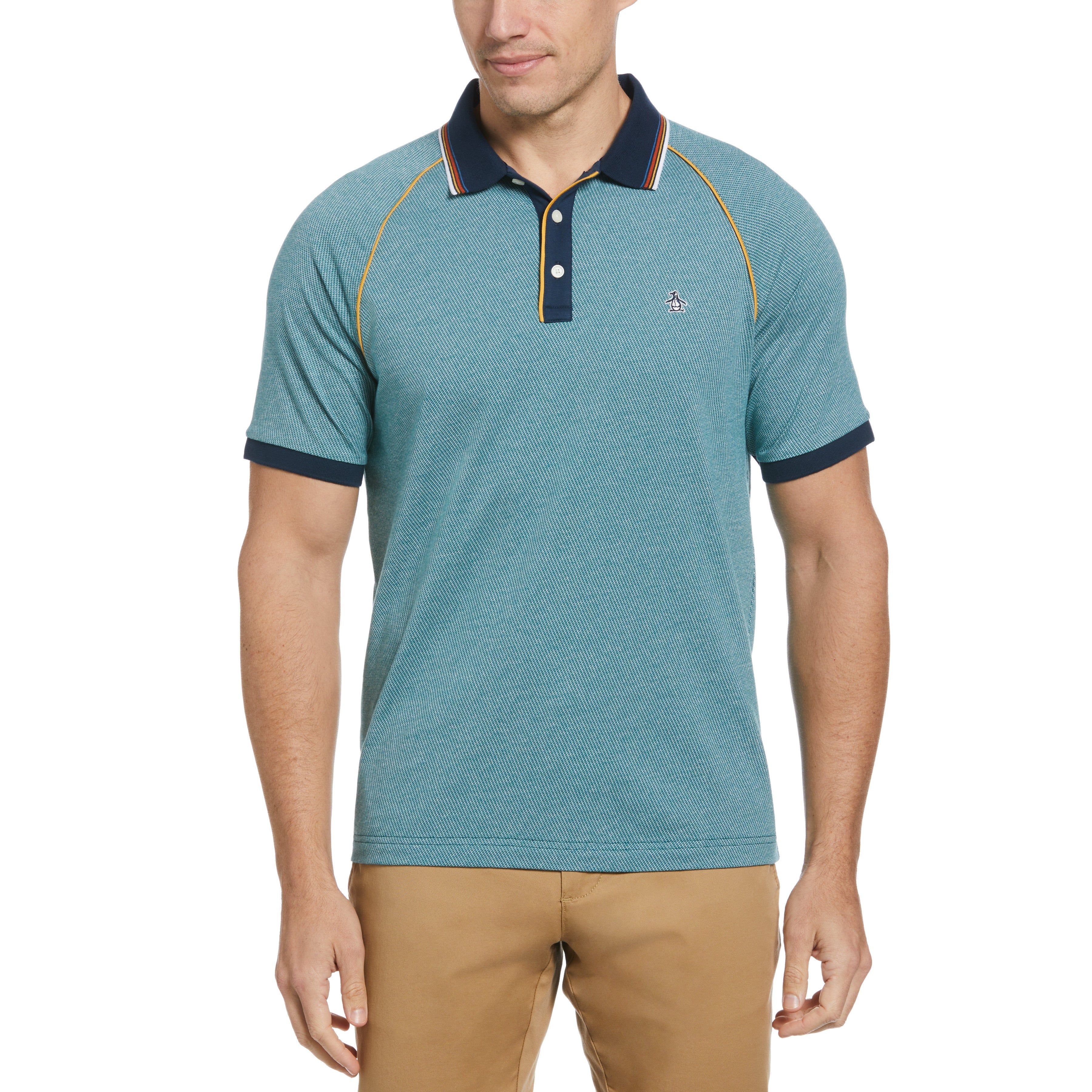 Piped Jacquard Polo sold by Original Penguin