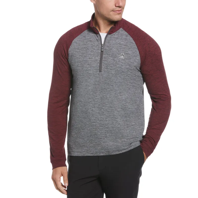 Quarter Zip Lightweight Golf Pullover sold by Original Penguin