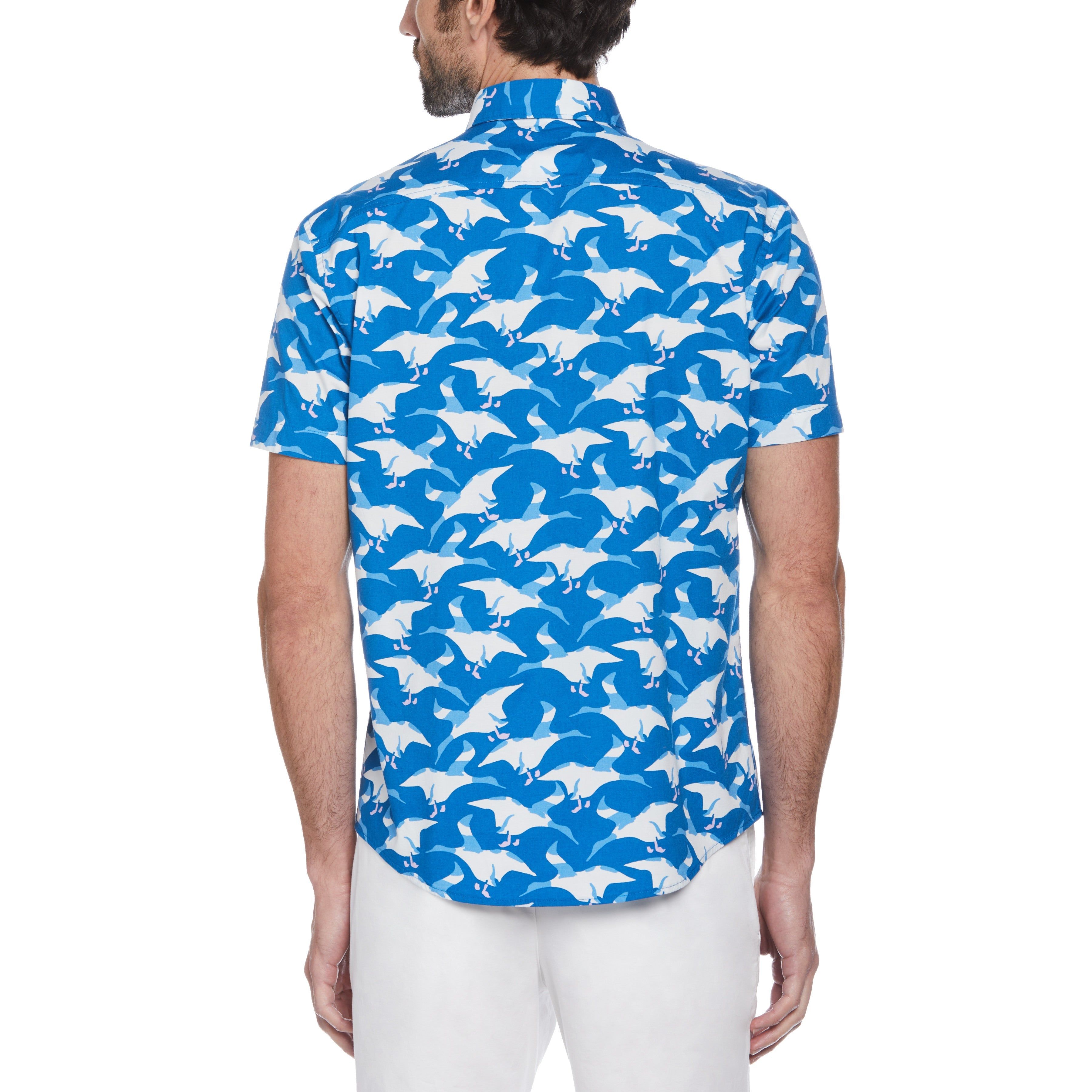 Poplin Bird Print Shirt sold by Original Penguin product image thumbnail 2