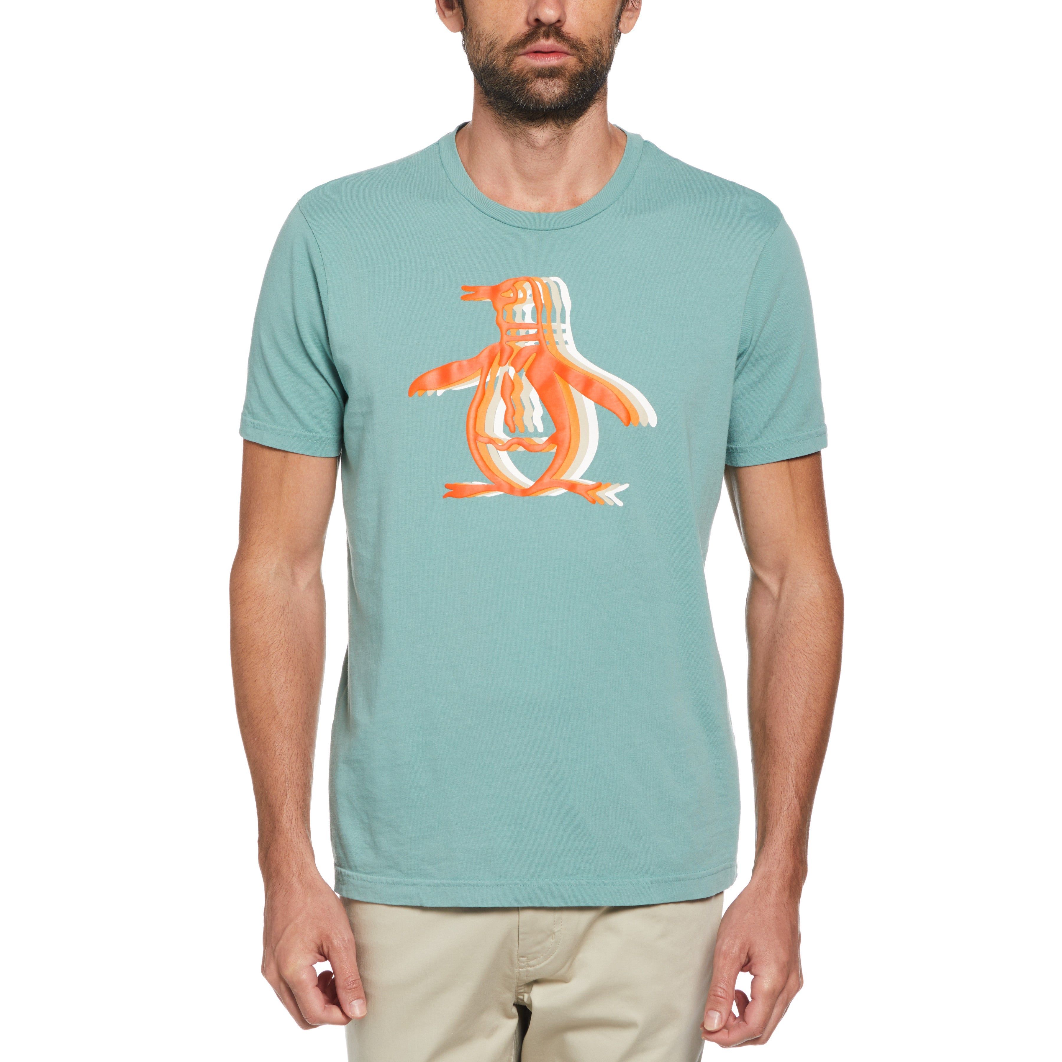 4D Pete Graphic Print Tee sold by Original Penguin