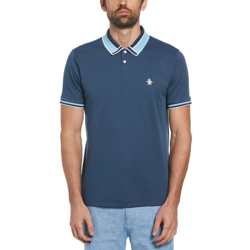 Interlock Novelty Collar Polo sold by Original Penguin