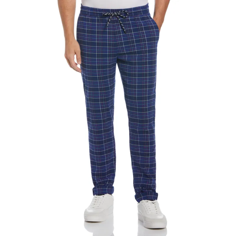 Slim Fit Plaid Drawstring Pant sold by Original Penguin