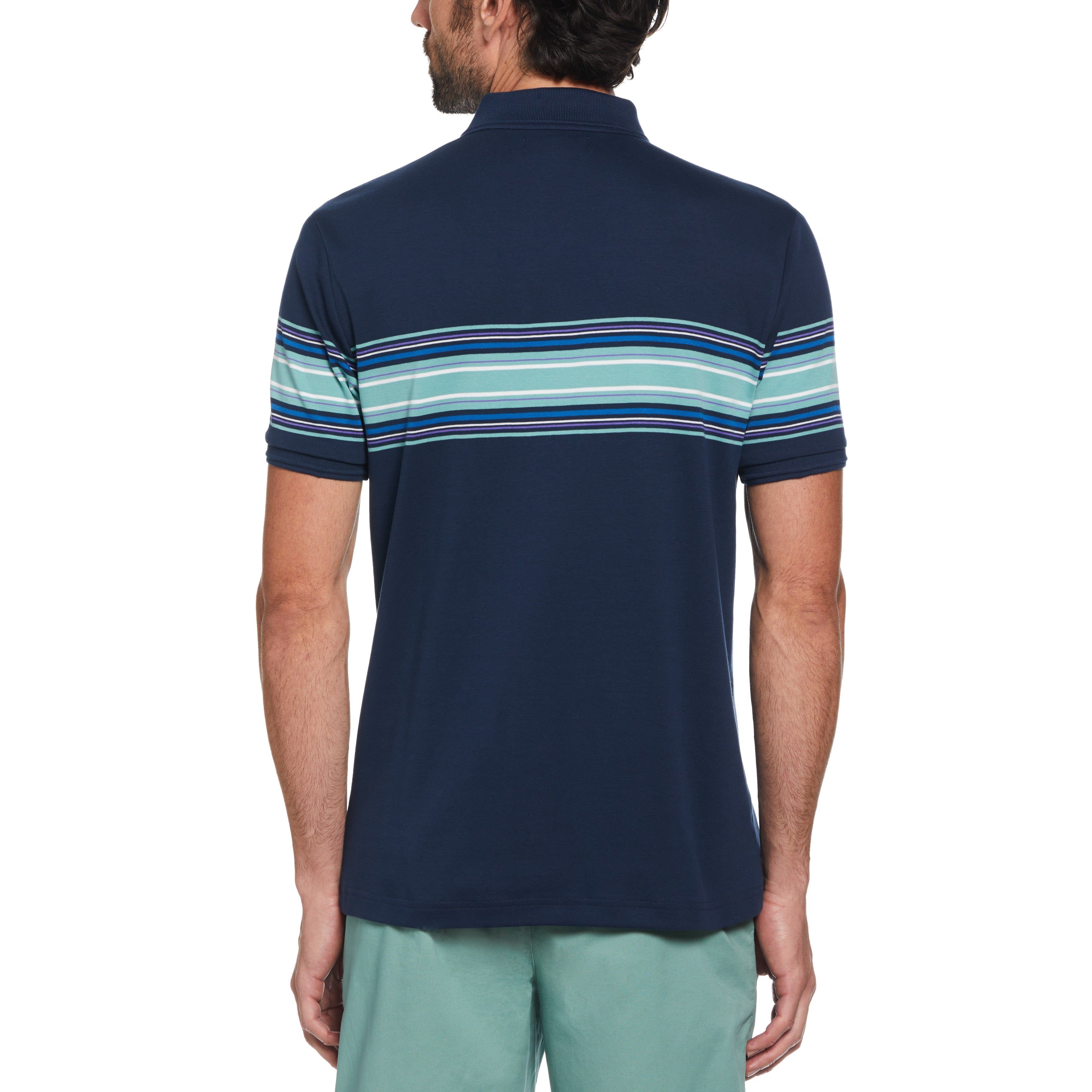 Chest Stripe Interlock Polo Shirt sold by Original Penguin product image thumbnail 2