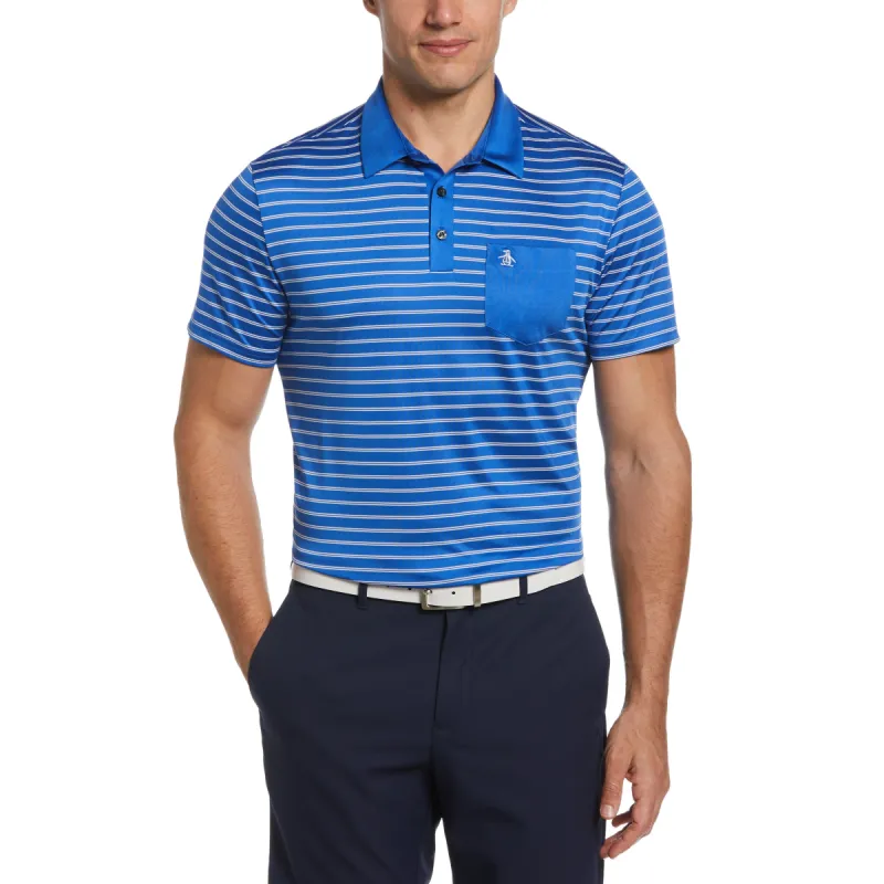 Two-Color Stripe Golf Polo sold by Original Penguin