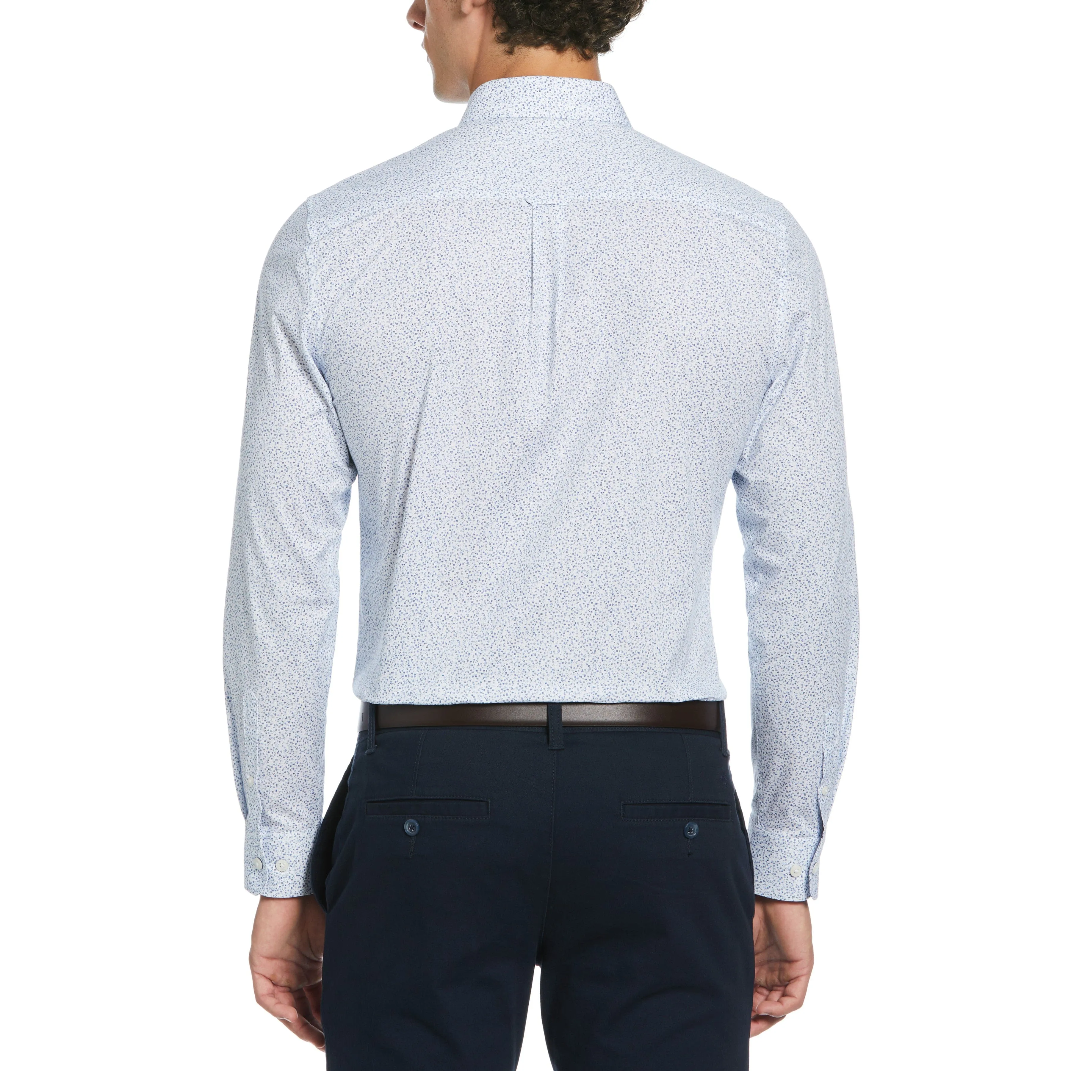 Micro Floral Print Dress Shirt sold by Original Penguin product image thumbnail 2