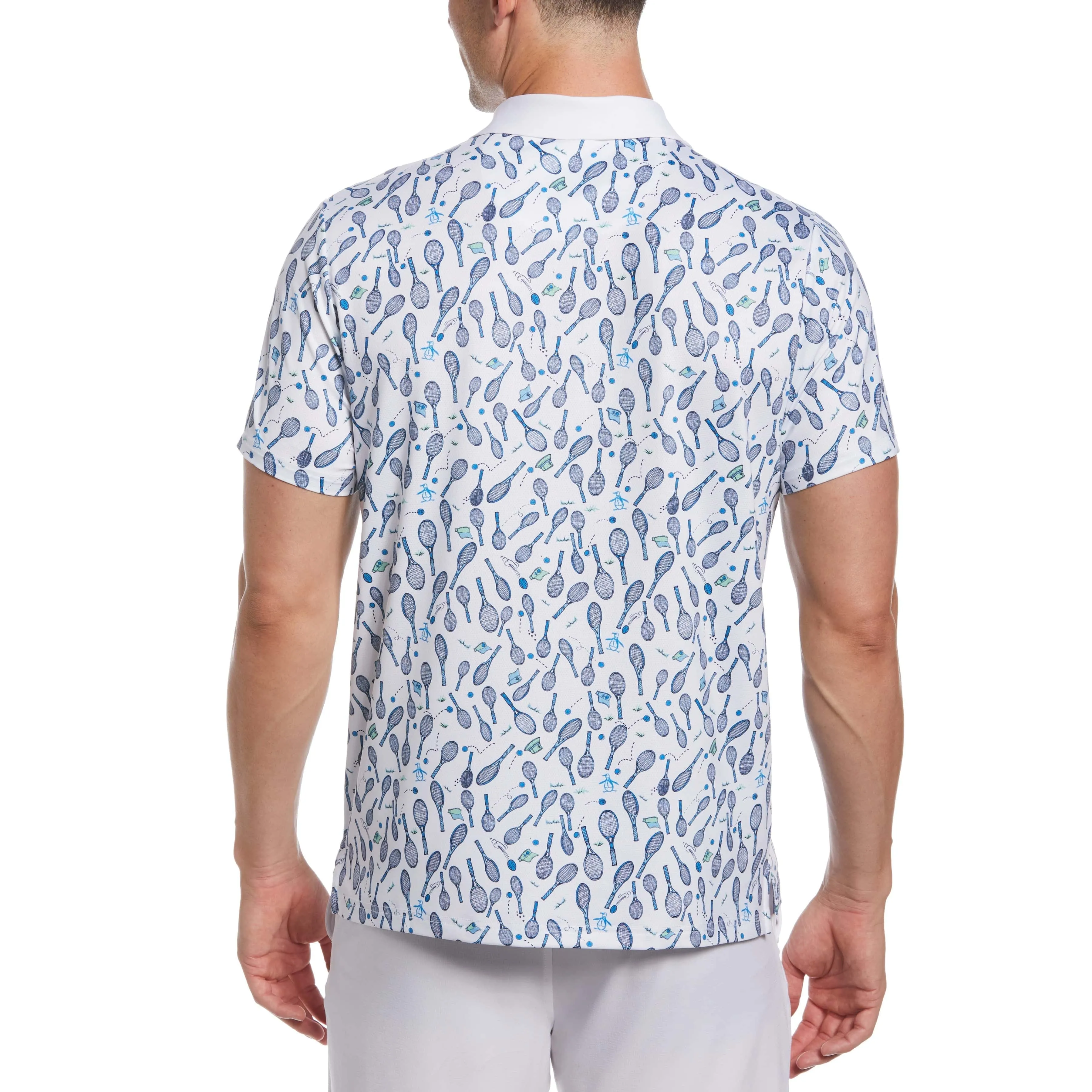Performance Racquet Print Tennis Polo sold by Original Penguin product image thumbnail 2