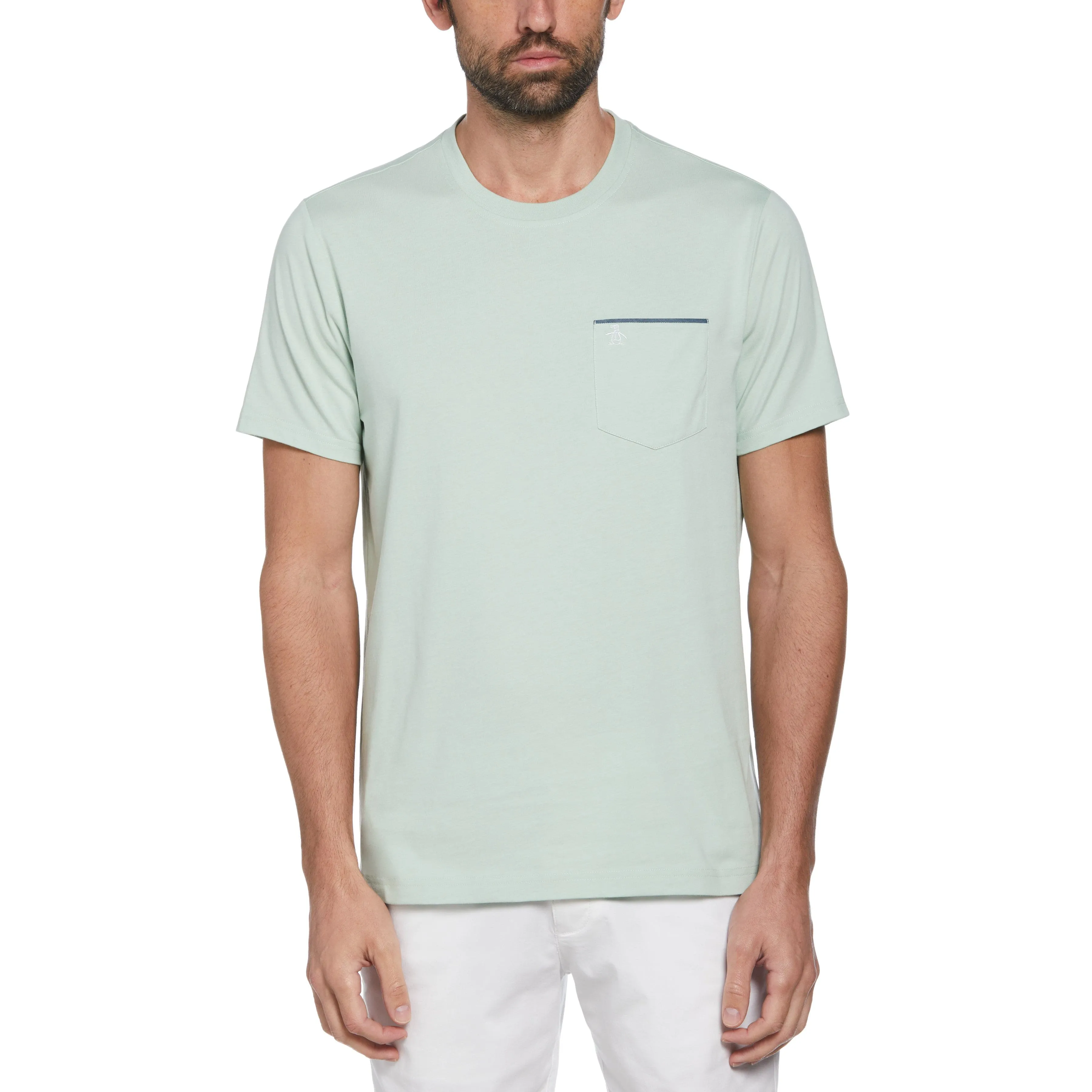 Chambray Trim Pocket Tee sold by Original Penguin