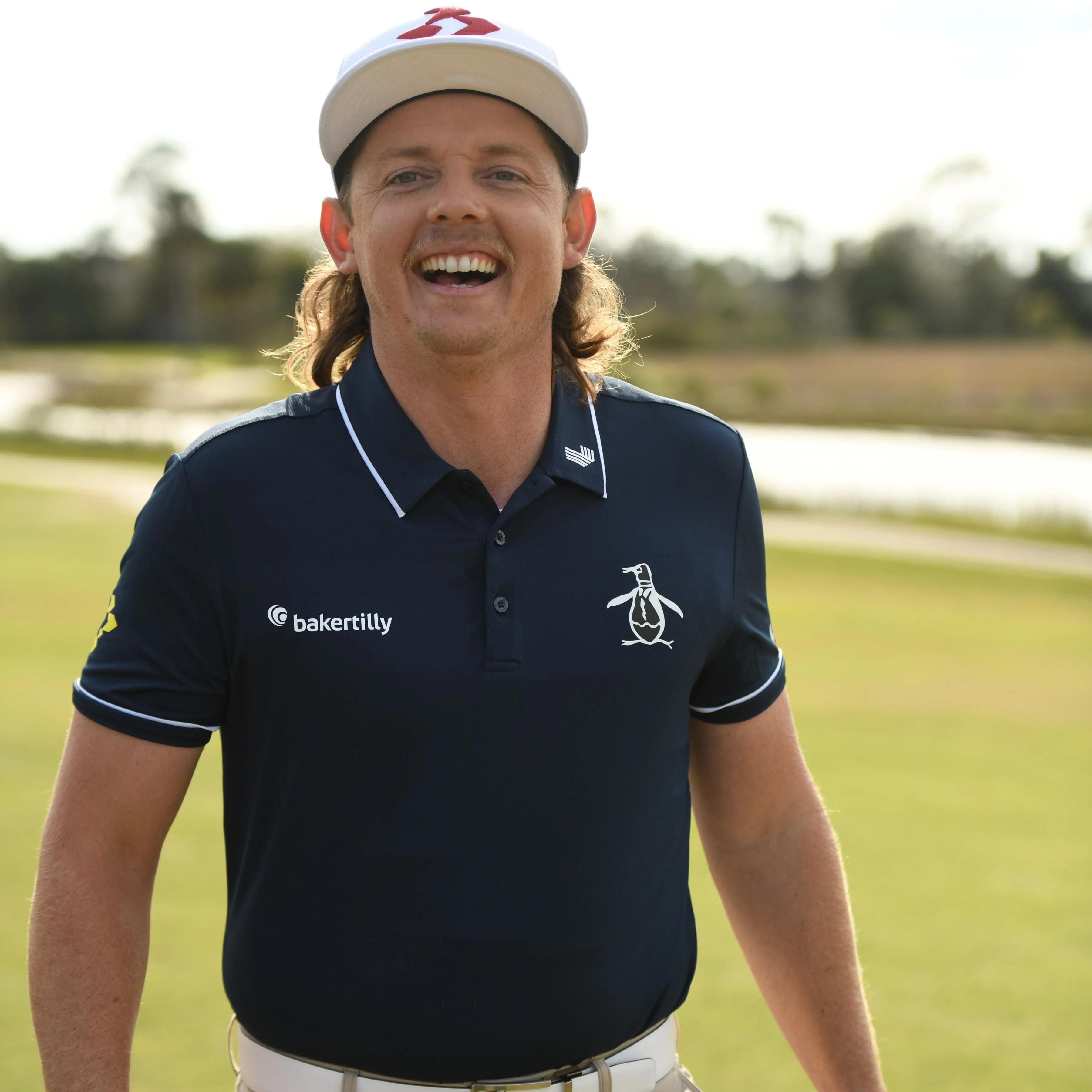 Heritage Oversized Pete Golf Polo sold by Original Penguin