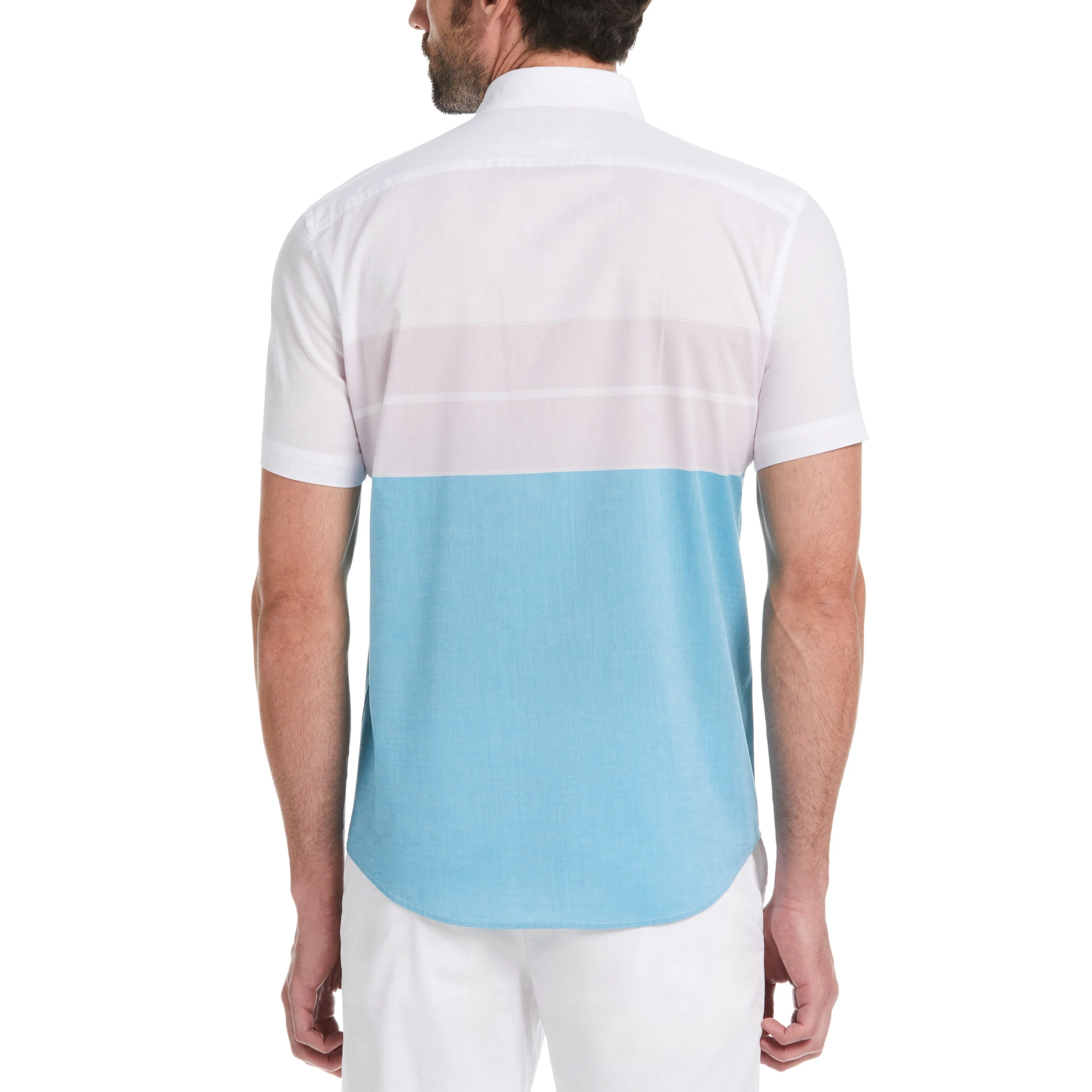 Lawn Stretch Colorblock Stripe Shirt sold by Original Penguin product image thumbnail 2