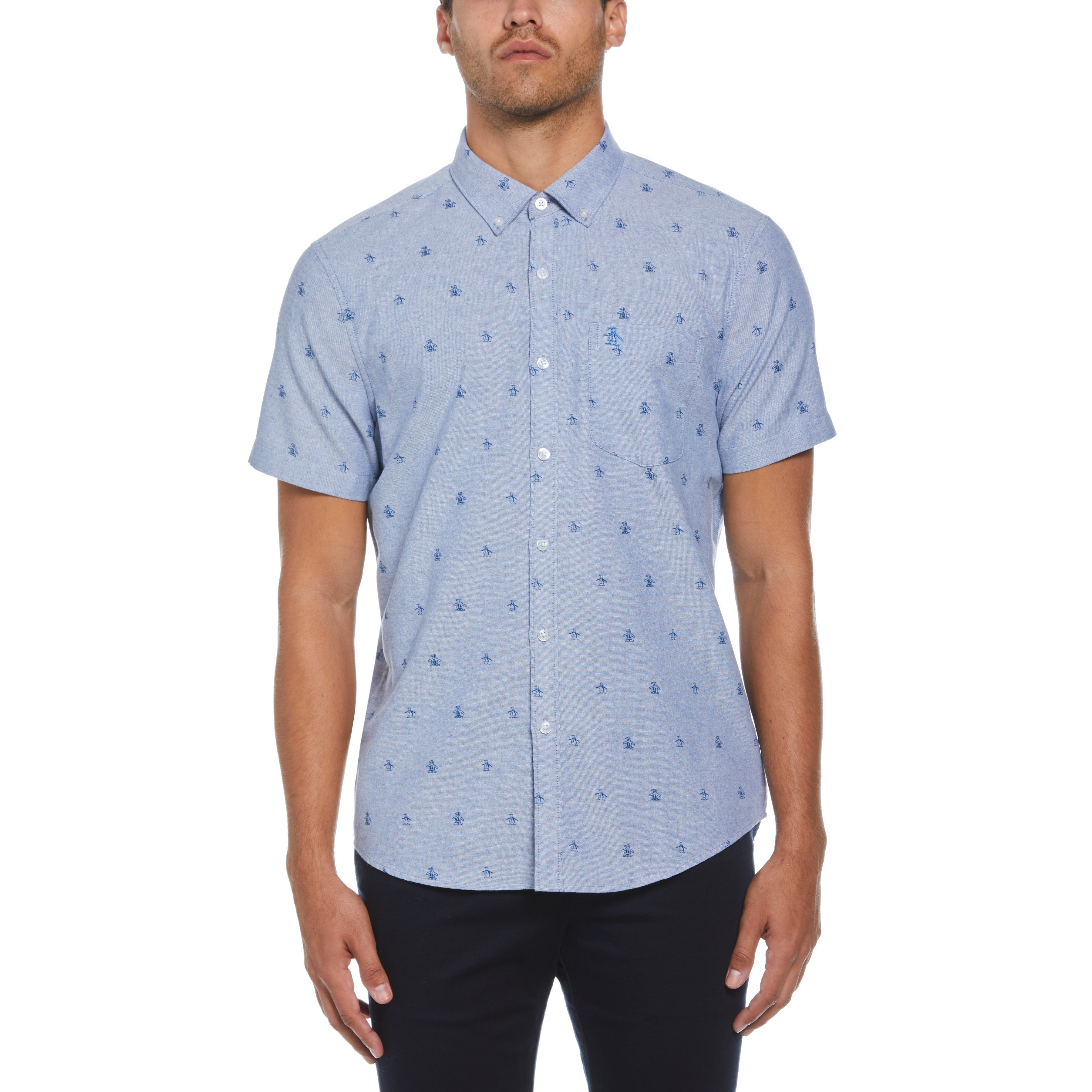 Oxford Re-Pete Print Shirt sold by Original Penguin