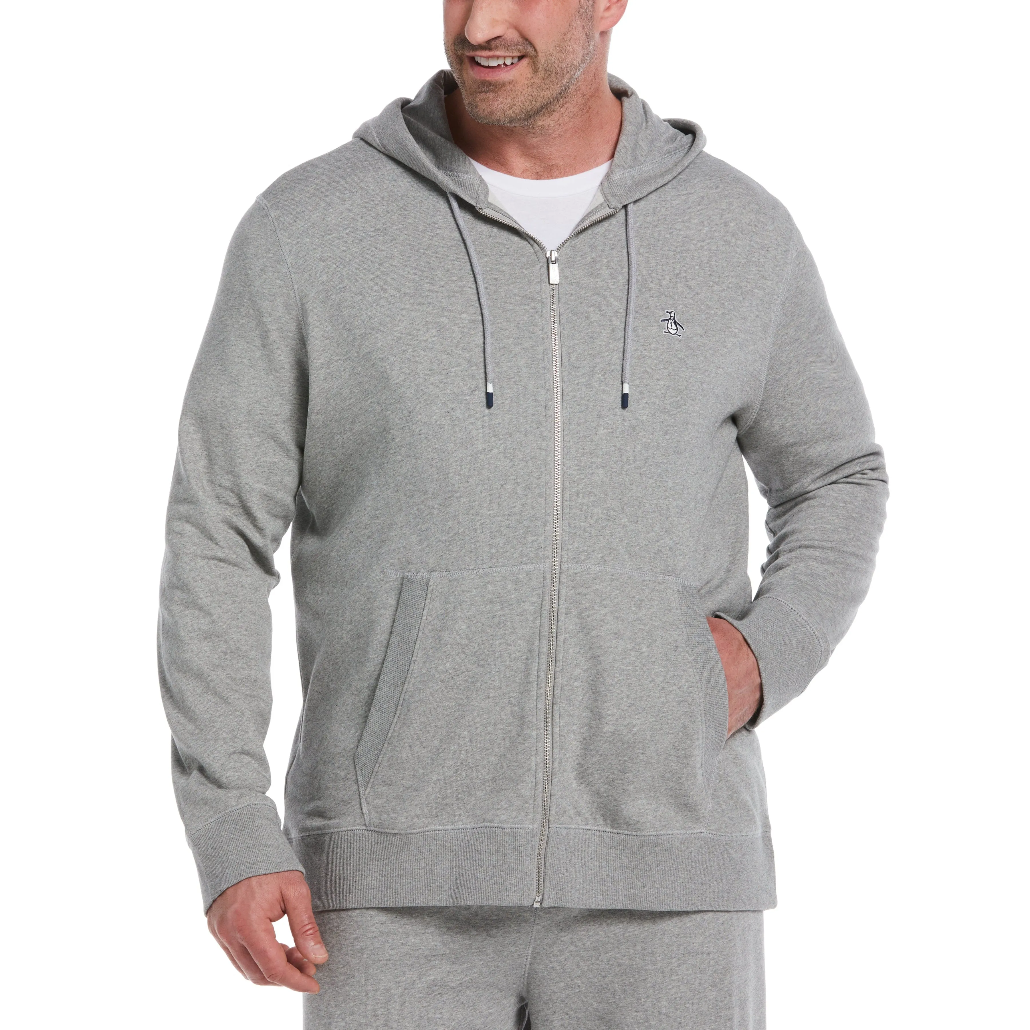 Big & Tall Sticker Pete Full Zip Fleece Hoodie sold by Original Penguin