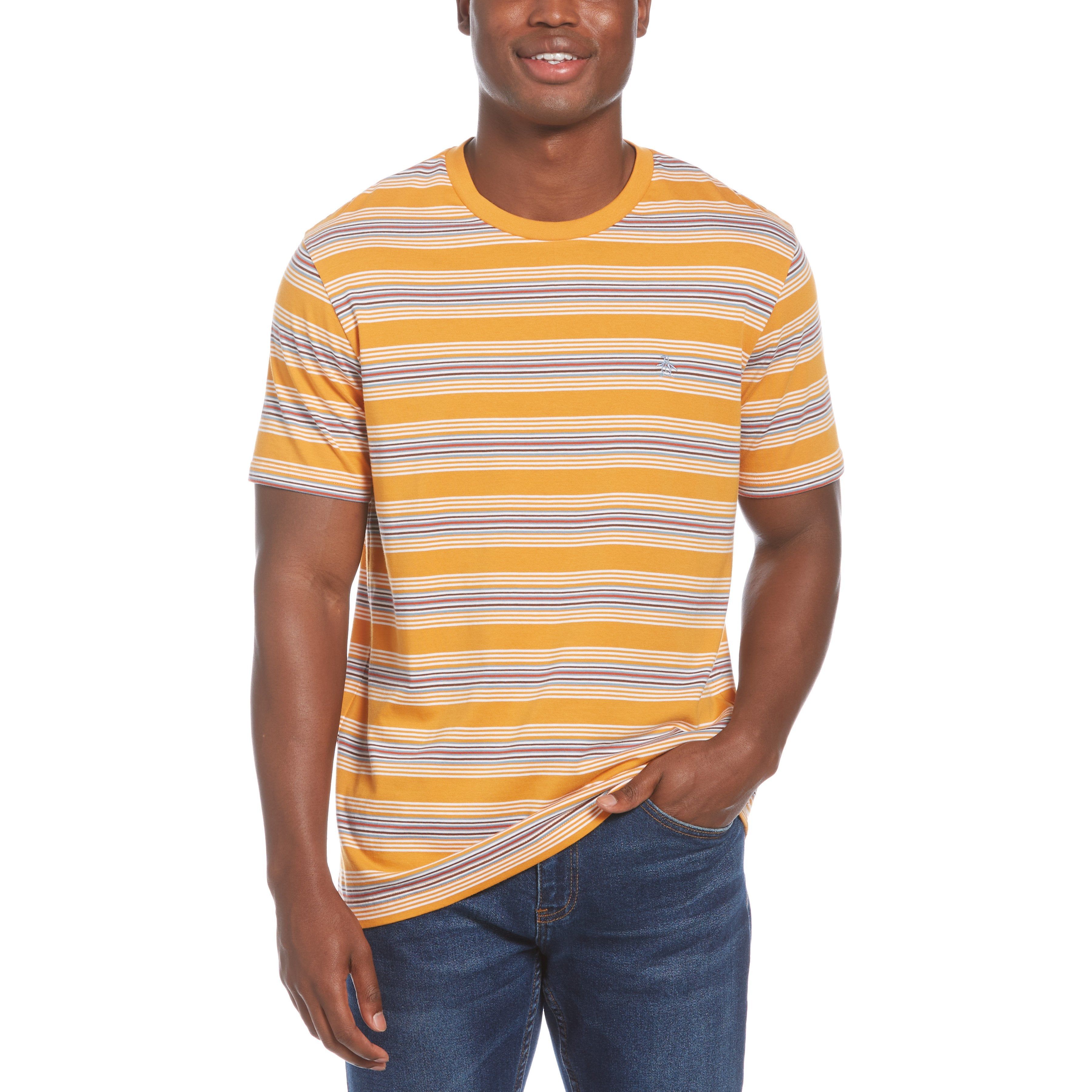 Multi-Color Stripe Tee sold by Original Penguin