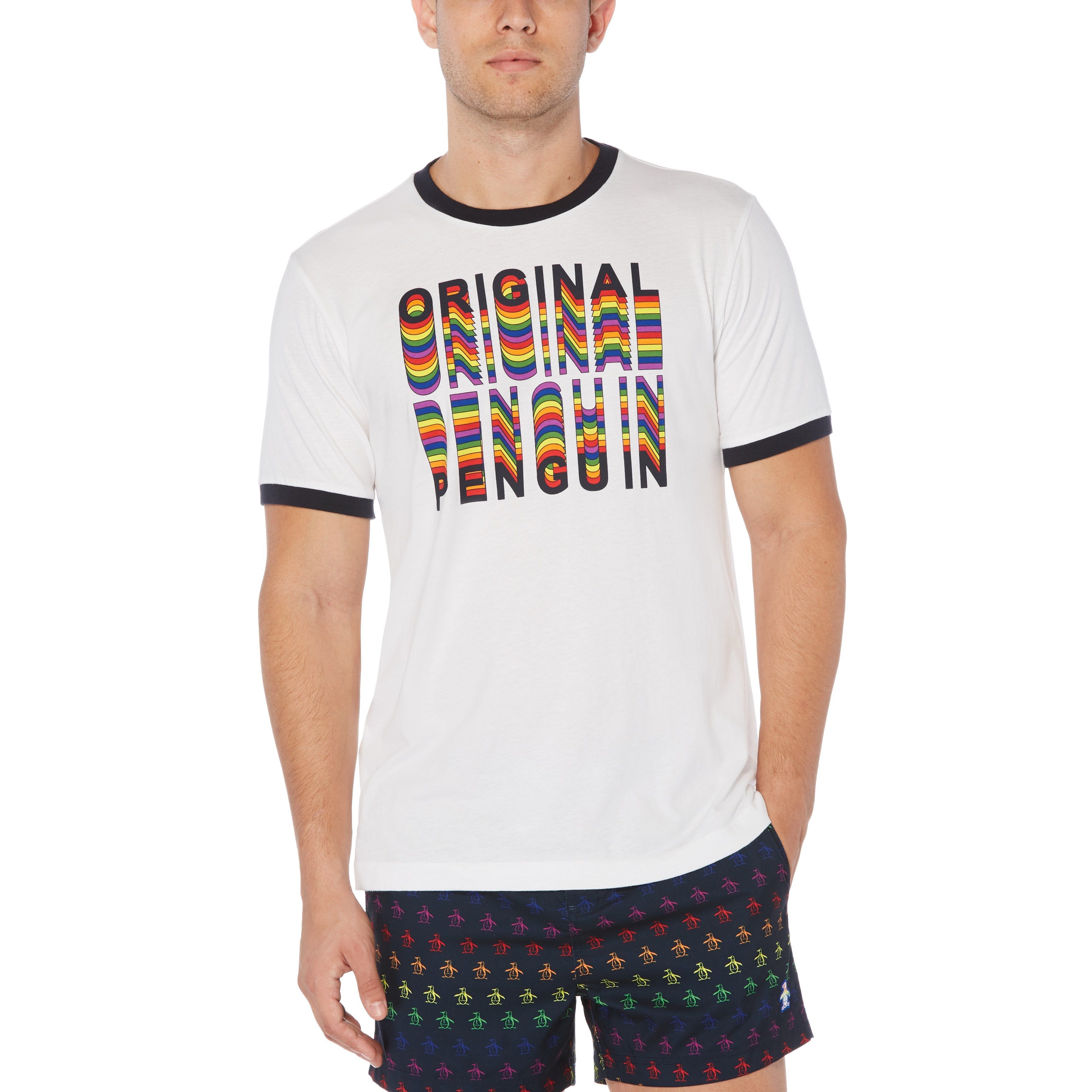 Pride Rainbow Logo Tee sold by Original Penguin