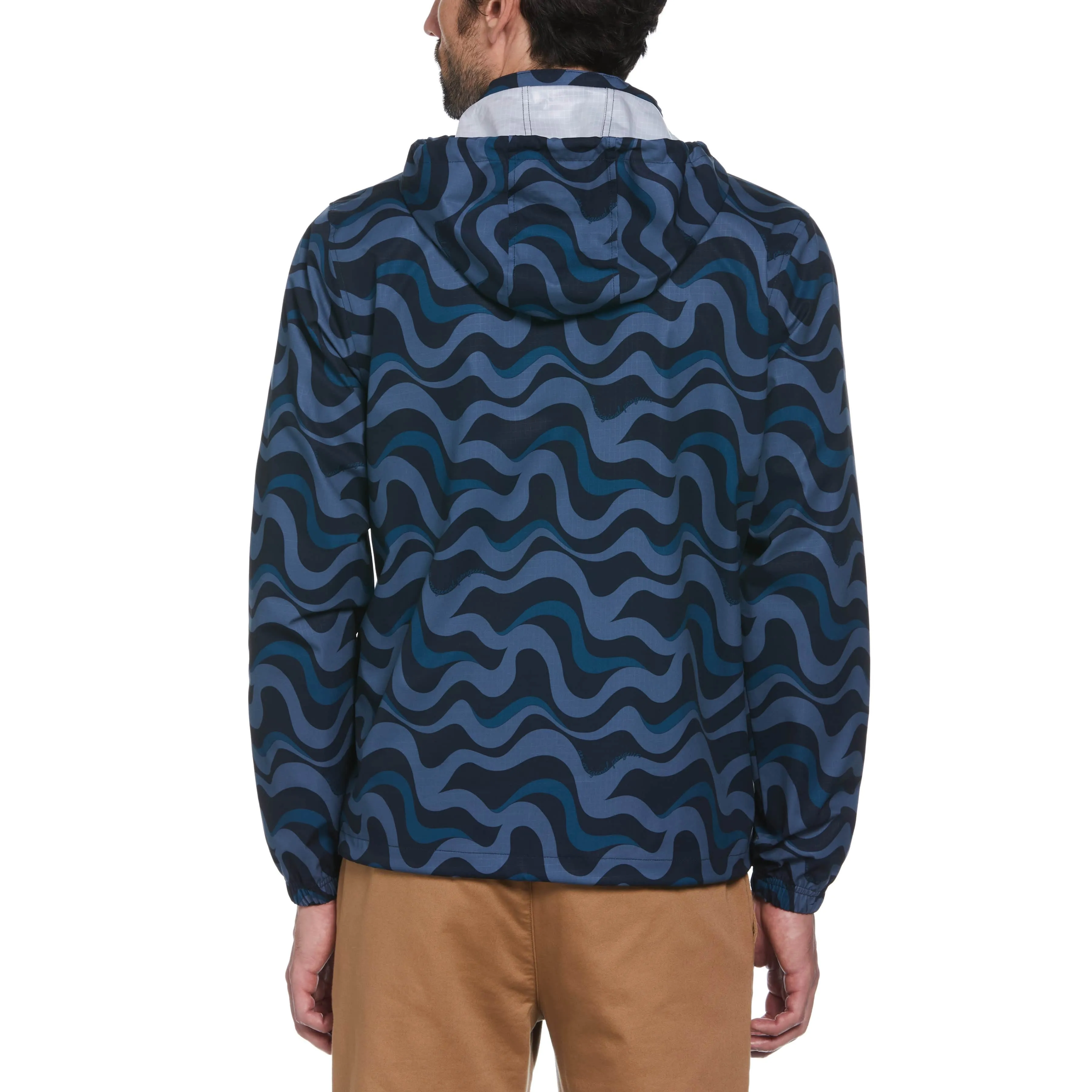 Wavy Print Ripstop Jacket sold by Original Penguin product image thumbnail 2