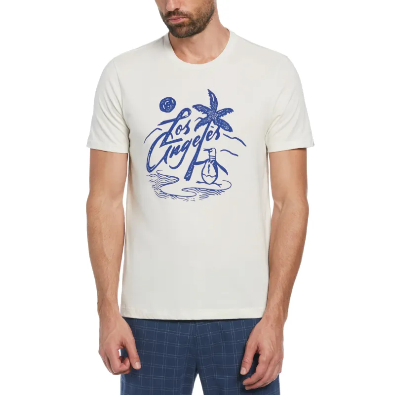 Cotton Jersey LA Beach Graphic Tee sold by Original Penguin