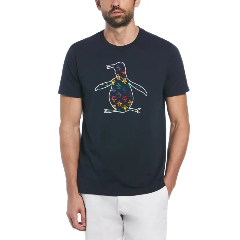 Pride Graphic Rainbow Pete Tee sold by Original Penguin