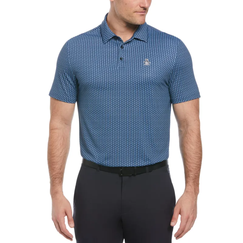 Allover Pete Print Golf Polo sold by Original Penguin