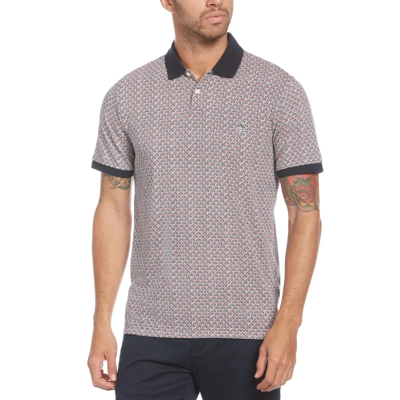 Geo Print Pima Cotton Polo sold by Original Penguin