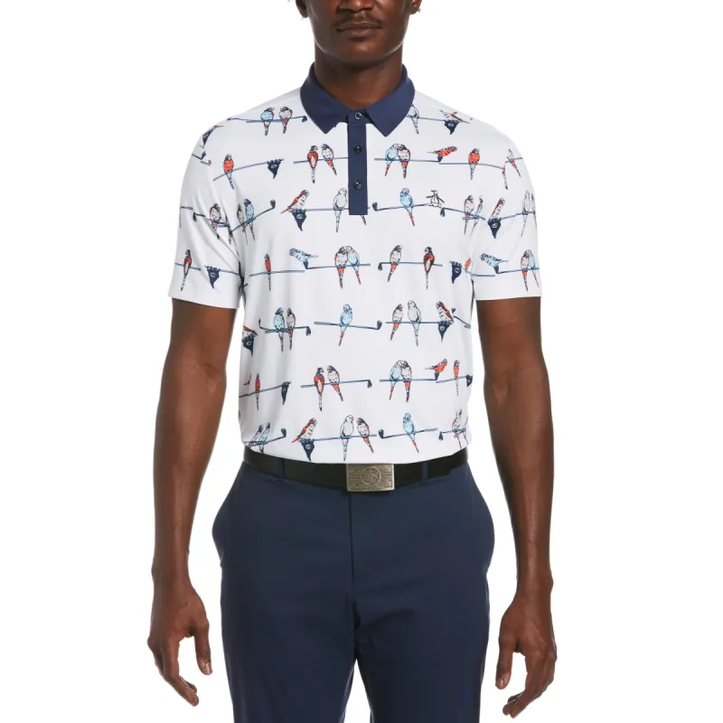Parrot Allover Print Golf Polo sold by Original Penguin