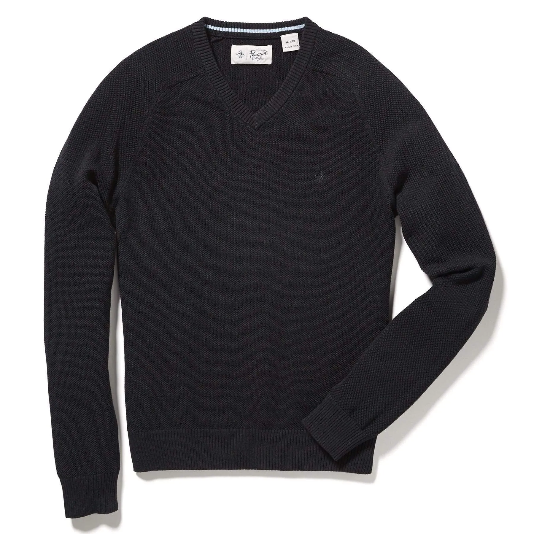 Big & Tall Honeycomb V-Neck Sweater sold by Original Penguin product image thumbnail 3