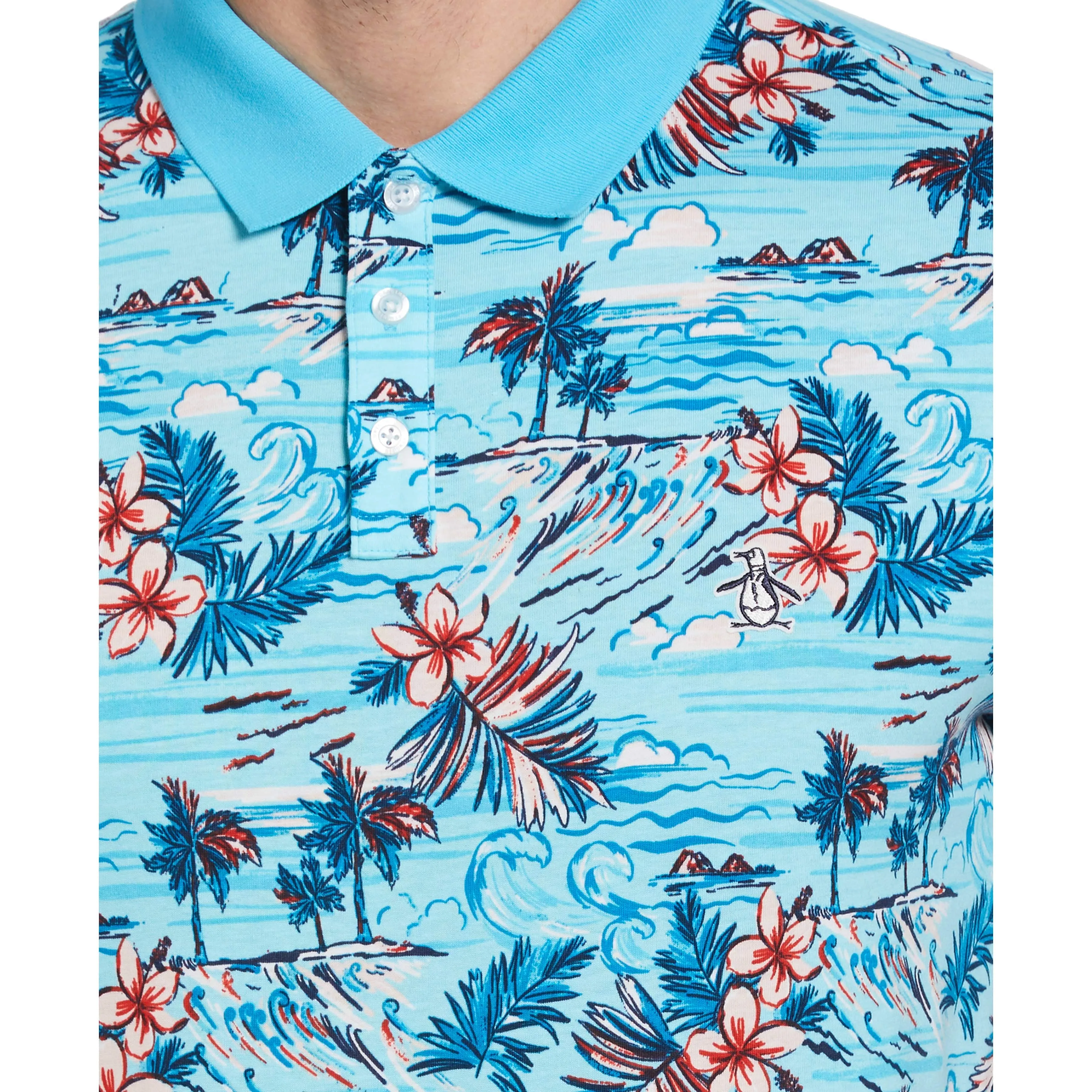 Tropical Island Print Polo sold by Original Penguin product image thumbnail 3