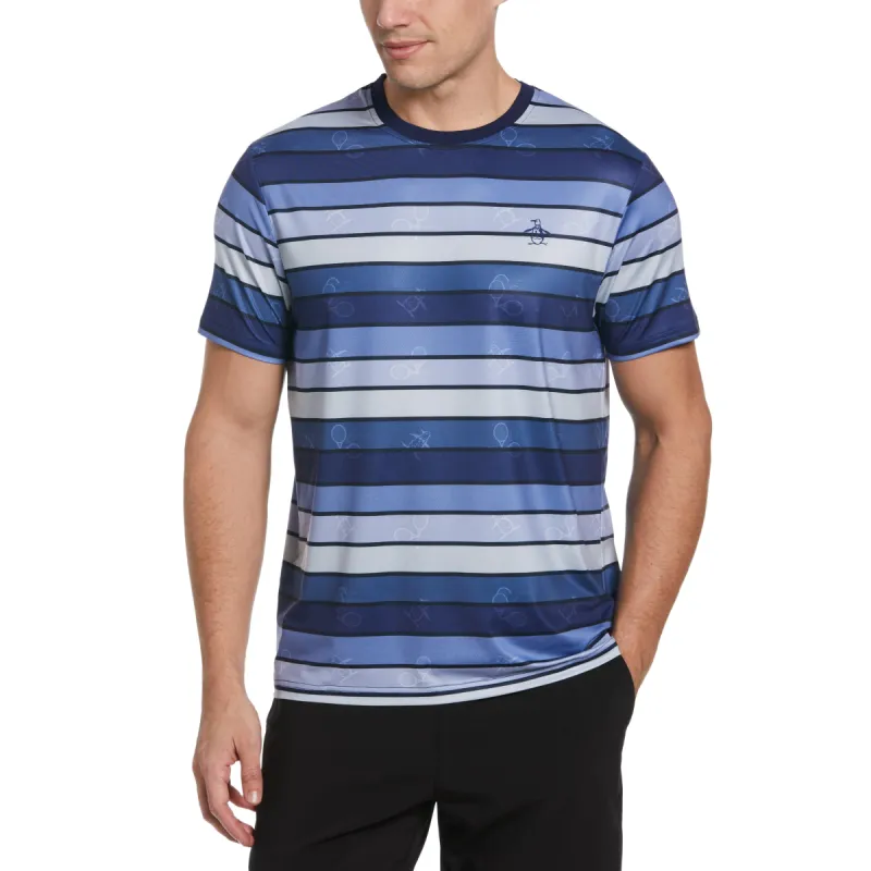 Performance Resort Stripe Tennis Tee sold by Original Penguin
