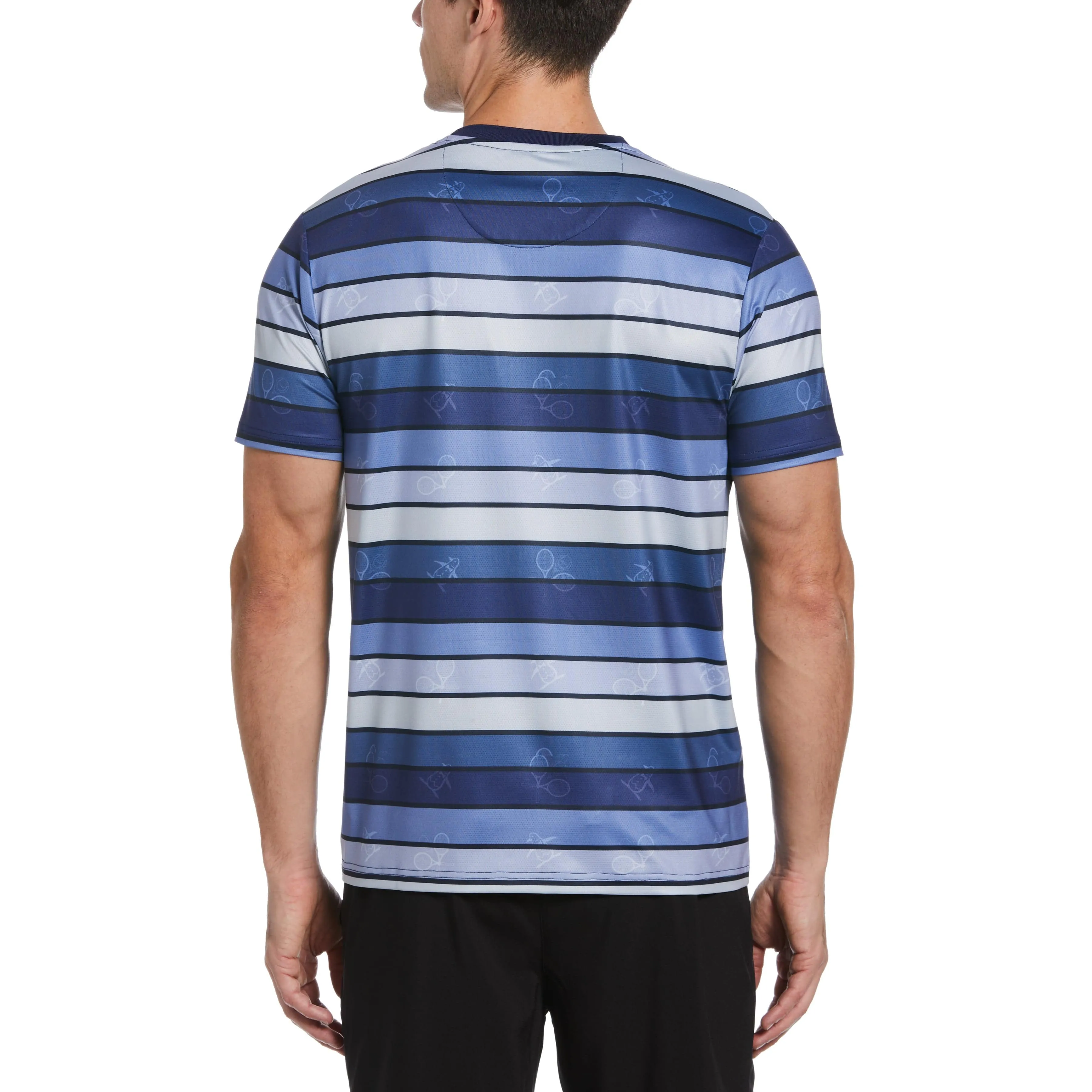 Performance Resort Stripe Tennis Tee sold by Original Penguin product image thumbnail 2