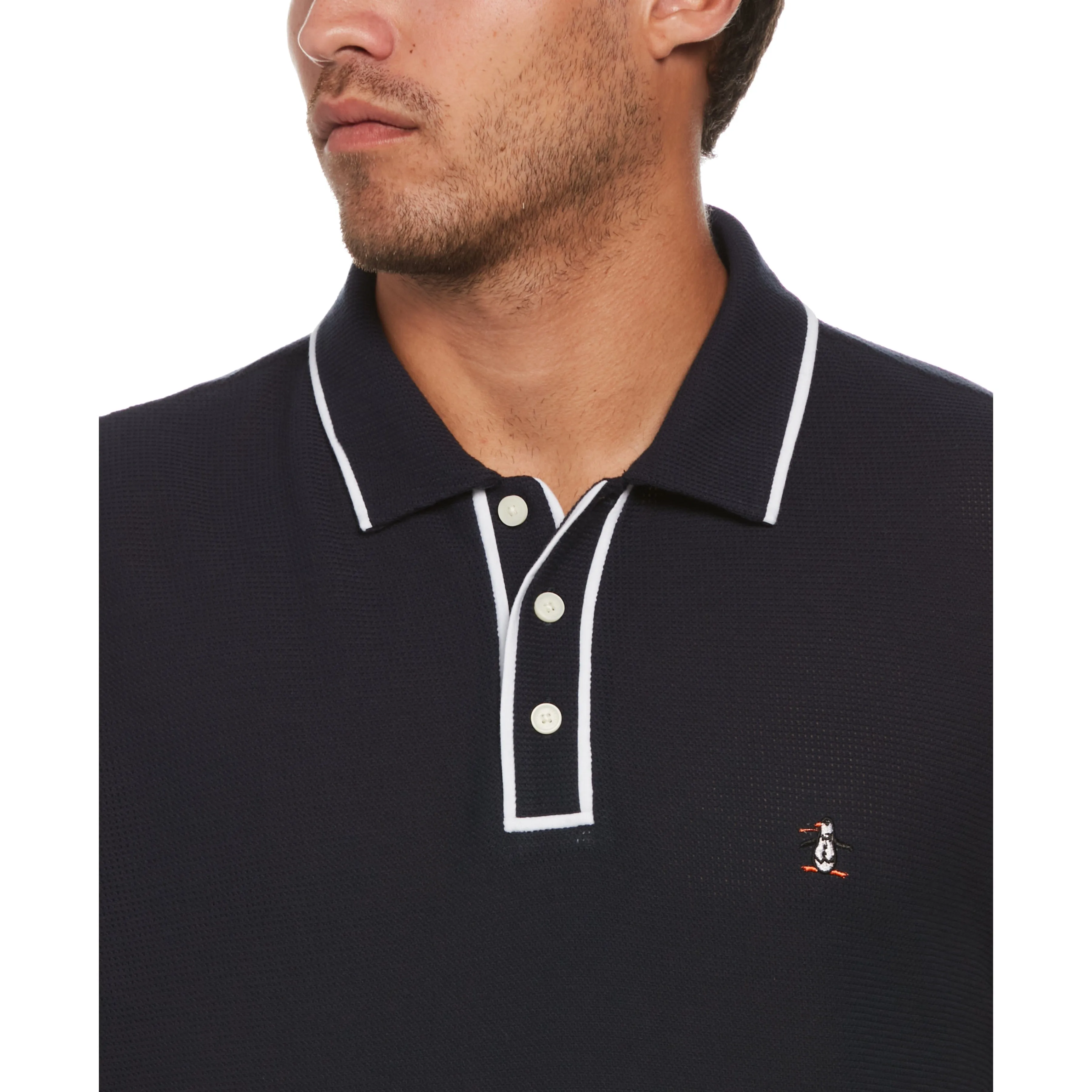 Organic Cotton Bentley Mesh Polo sold by Original Penguin product image thumbnail 4
