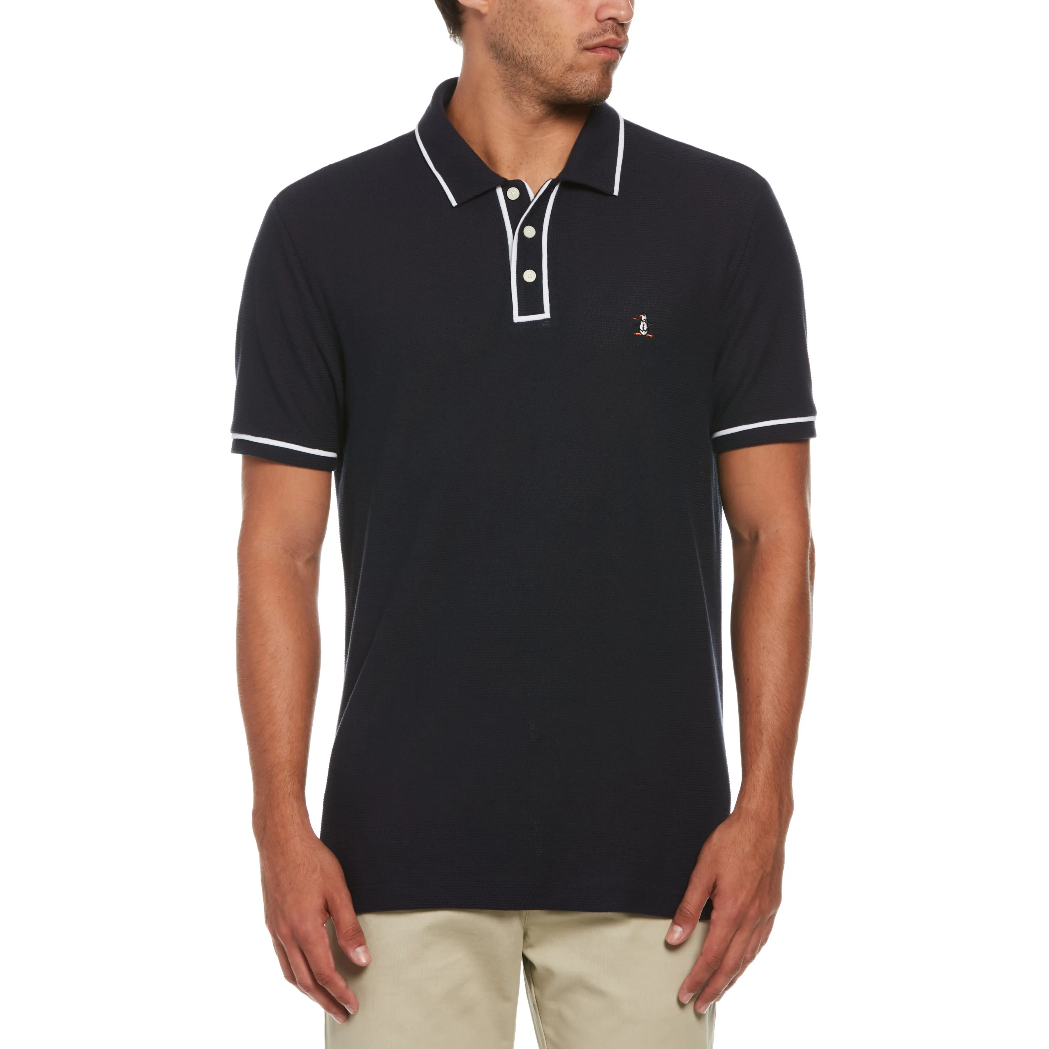 Organic Cotton Bentley Mesh Polo sold by Original Penguin