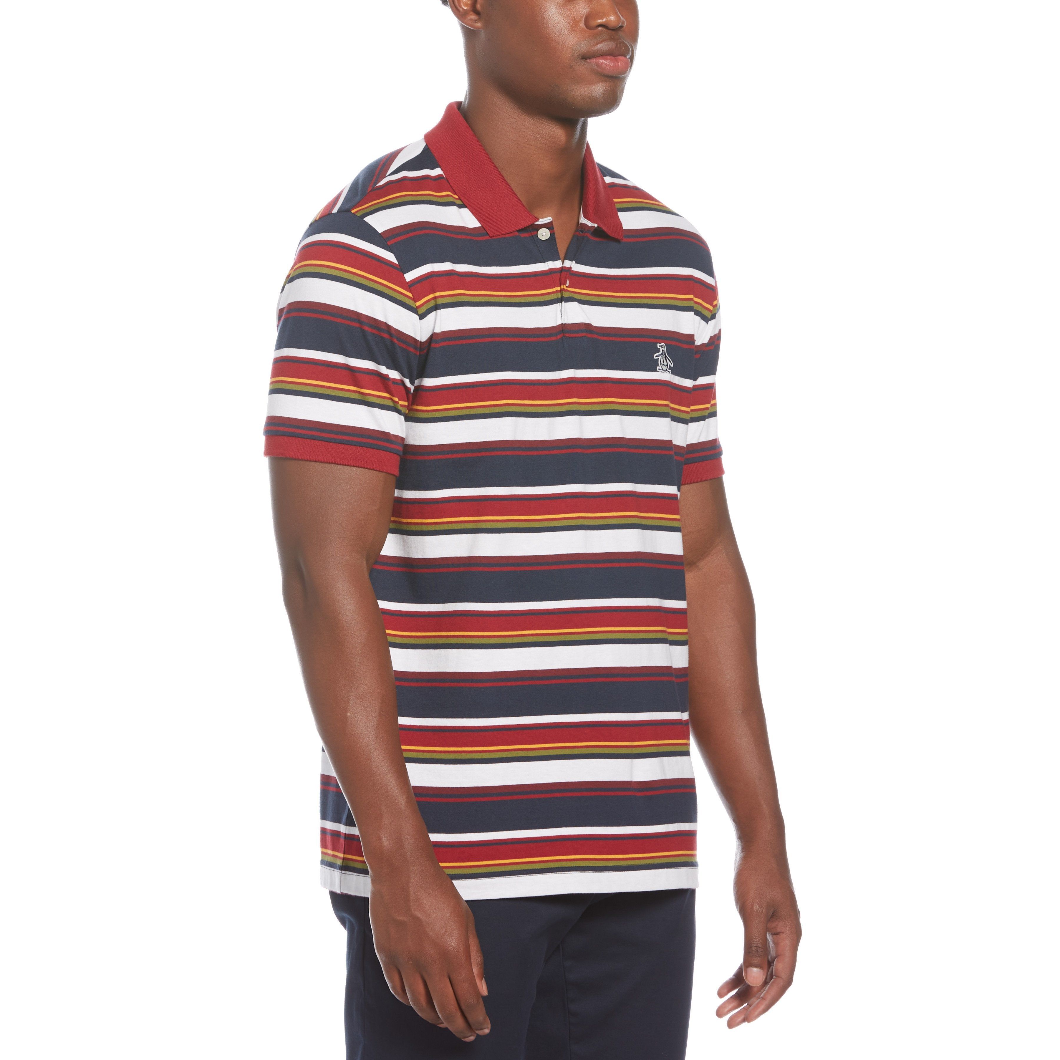 Multi Stripe Polo sold by Original Penguin