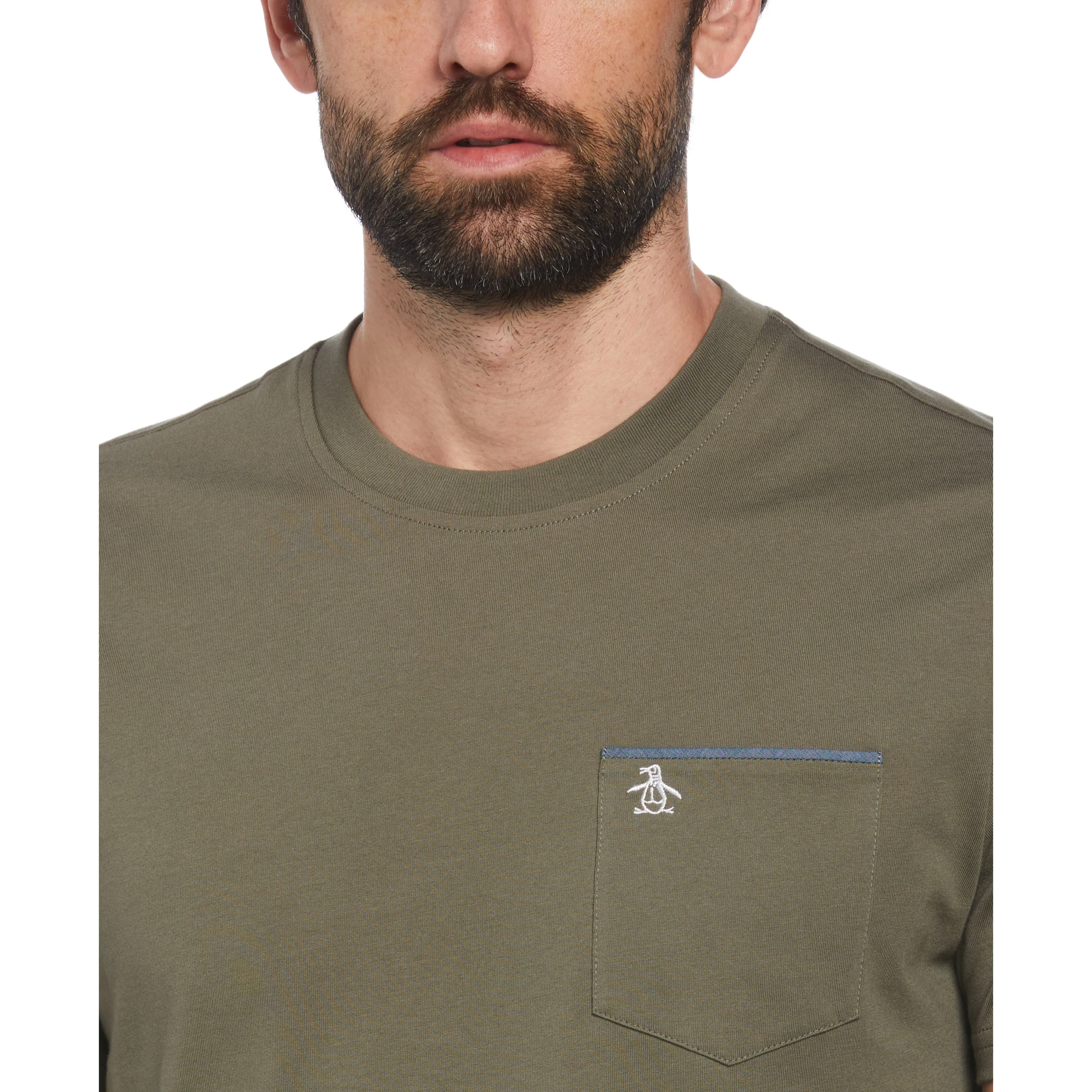 Chambray Tipped Fashion Tee sold by Original Penguin product image thumbnail 3