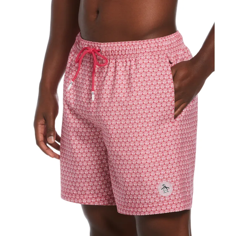 Pete Triangle Swim Shorts sold by Original Penguin