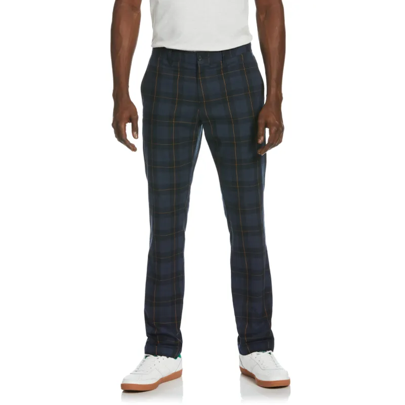 Retro Windowpane Flat Front Pant sold by Original Penguin