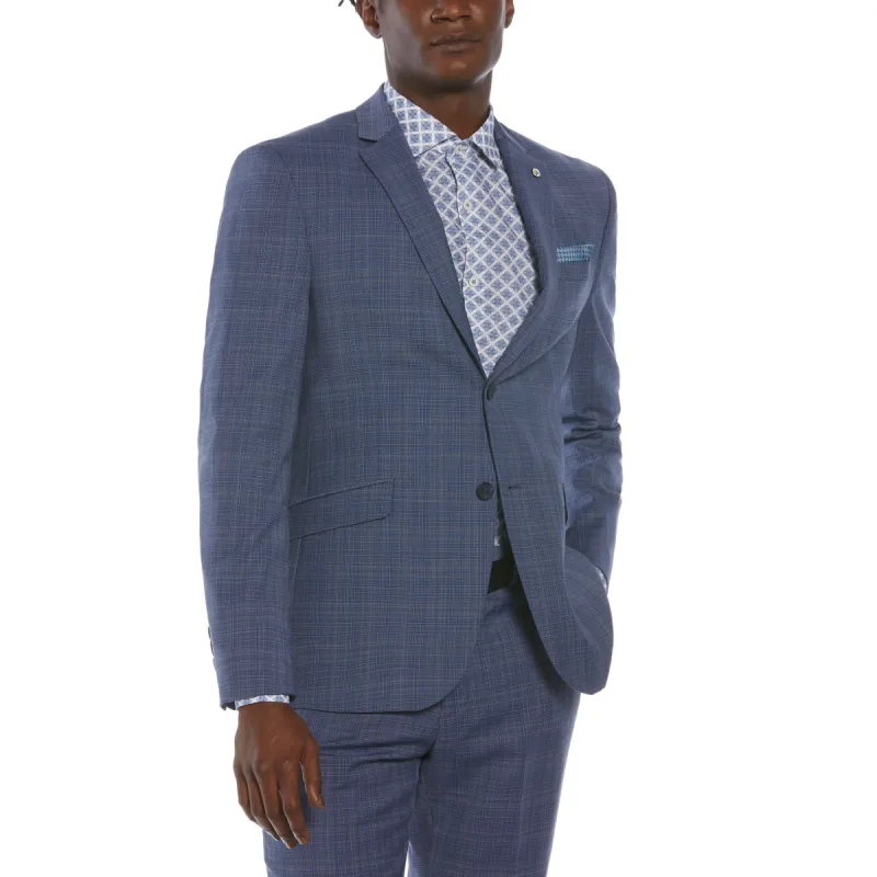 Blue Plaid Suit Jacket made by Original Penguin
