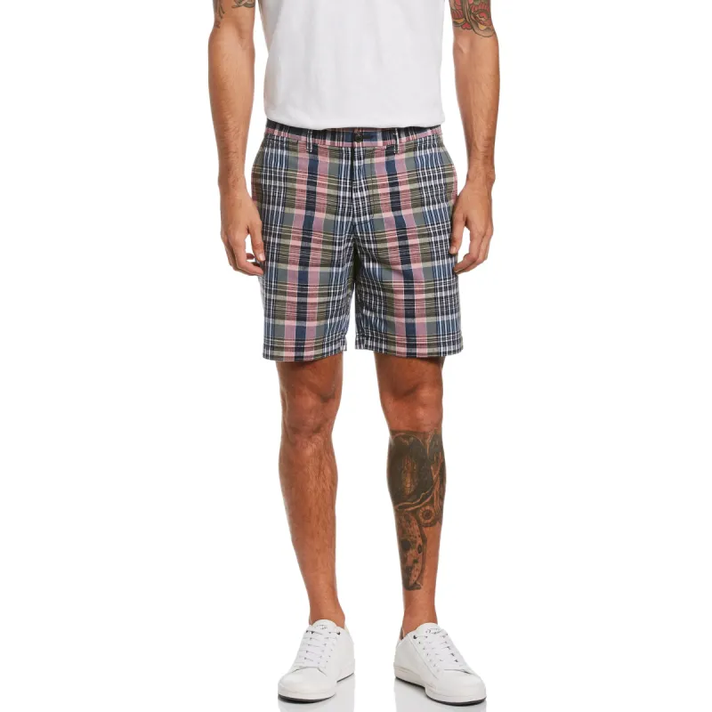 Plaid Slim Fit Short sold by Original Penguin