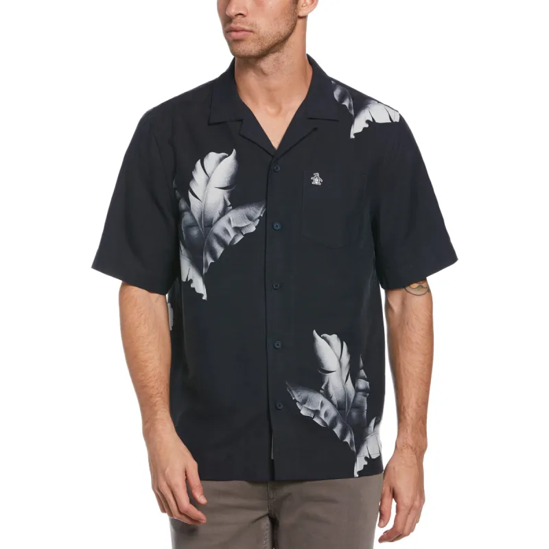 Leaf Print Bowling Shirt sold by Original Penguin