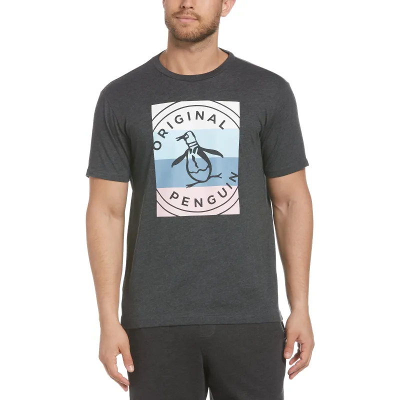 Stripey Stamp Logo Tee sold by Original Penguin