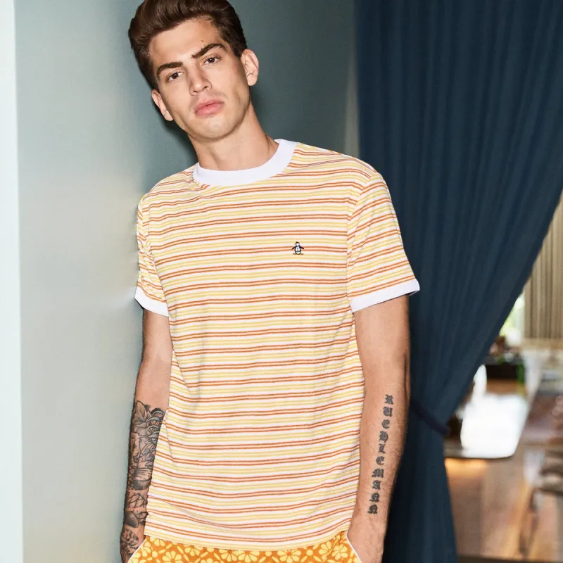 Stripe Terry Cloth Shirt sold by Original Penguin