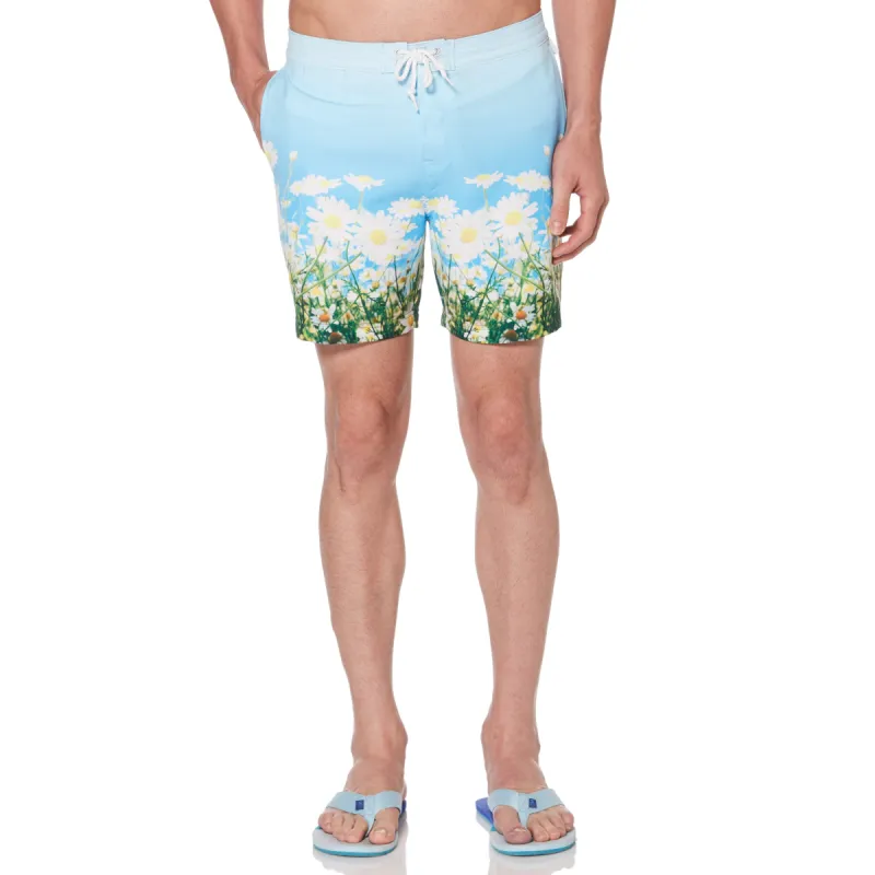 Daisy Photographic Swim Trunk sold by Original Penguin