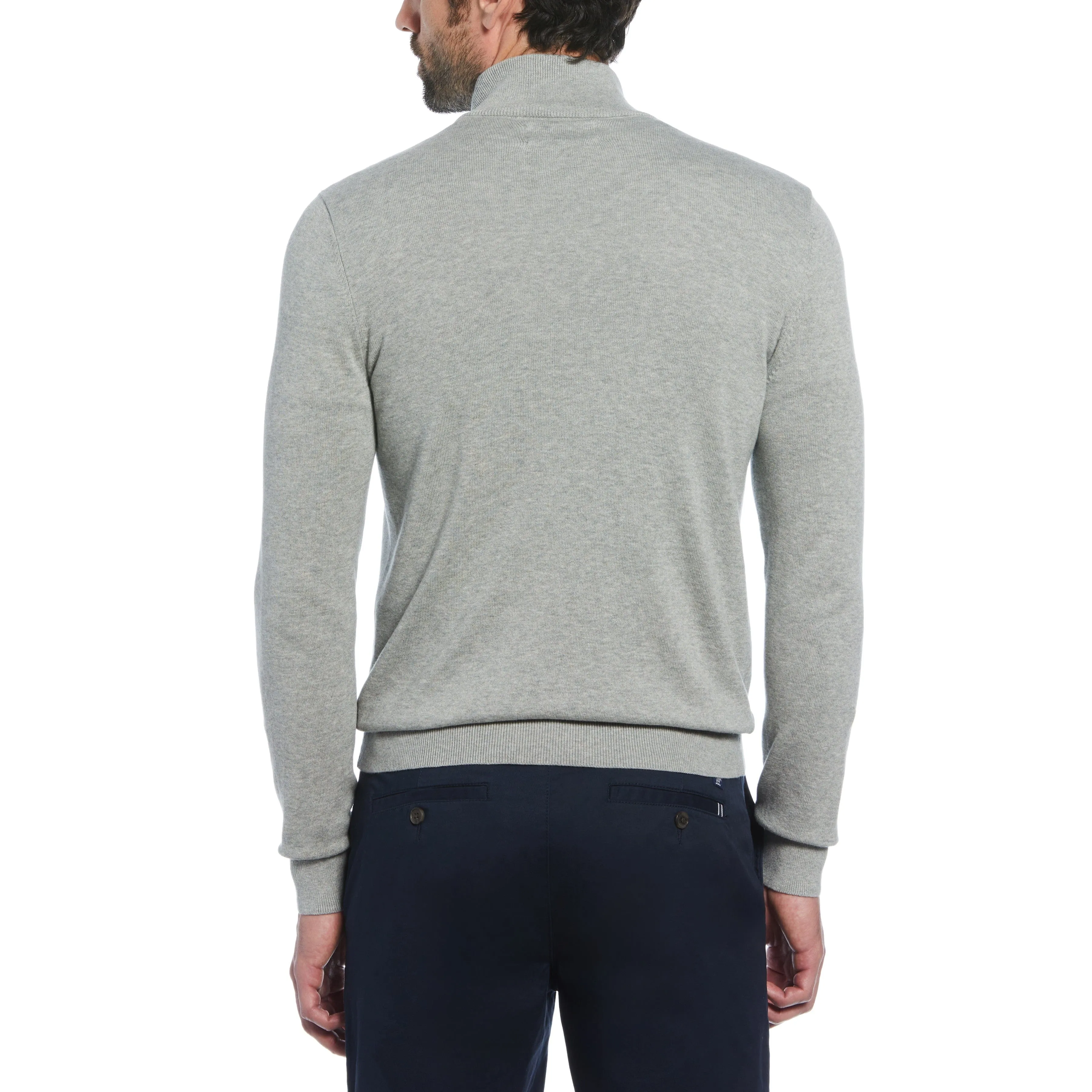 1/4 Zip Cotton Jersey Sweater sold by Original Penguin product image thumbnail 2